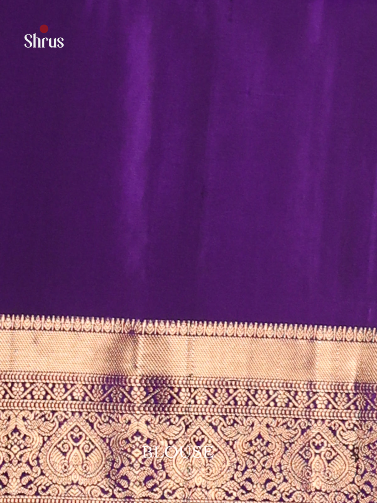 Green & Violet Soft Silk Saree with rich zari zari border-3