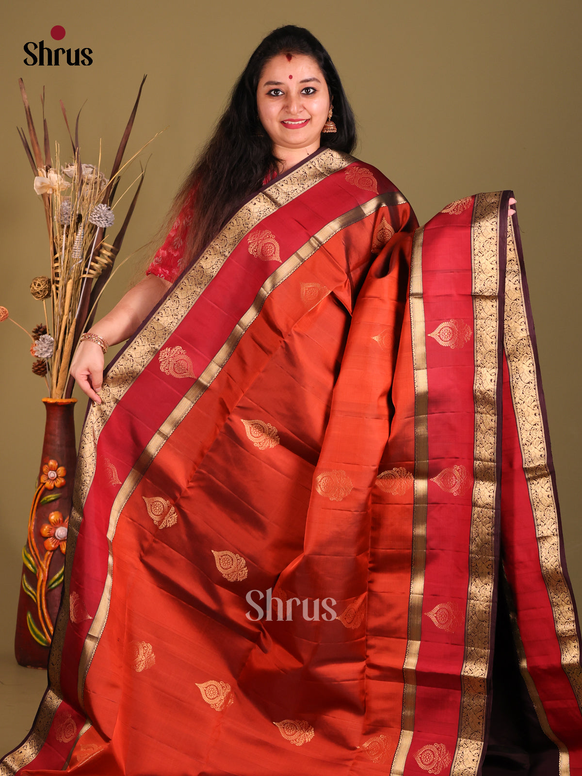 DGS30501-Soft Silk Saree - Shop on Shrus.com