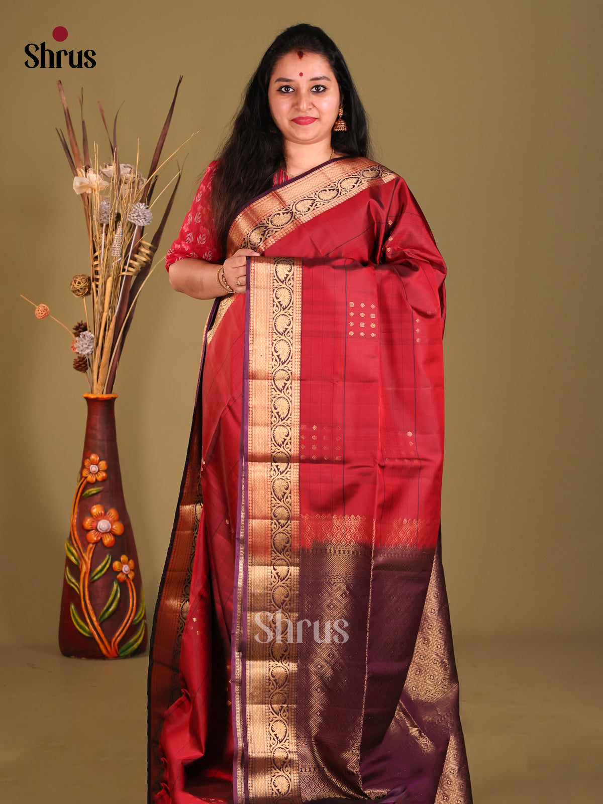 DGS30502-Soft Silk Saree-1