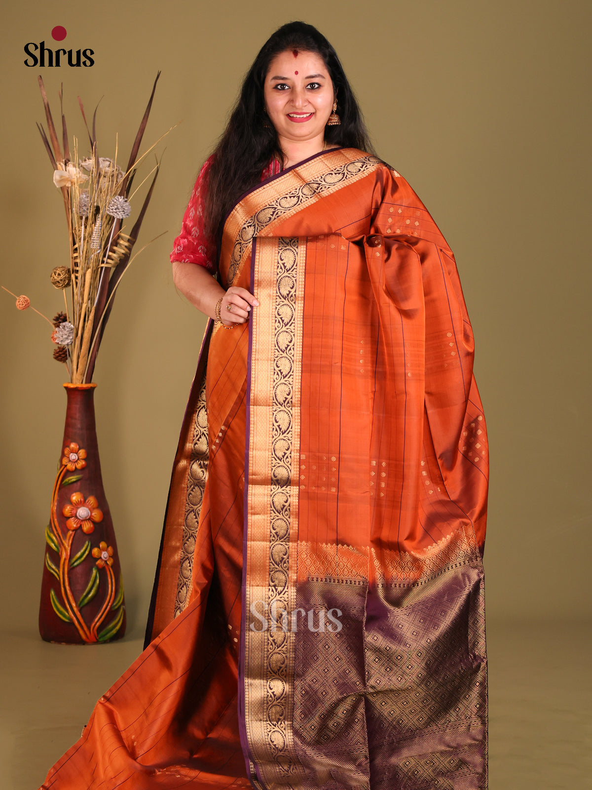 DGS30504-Soft Silk Saree - Shop on Shrus.com
