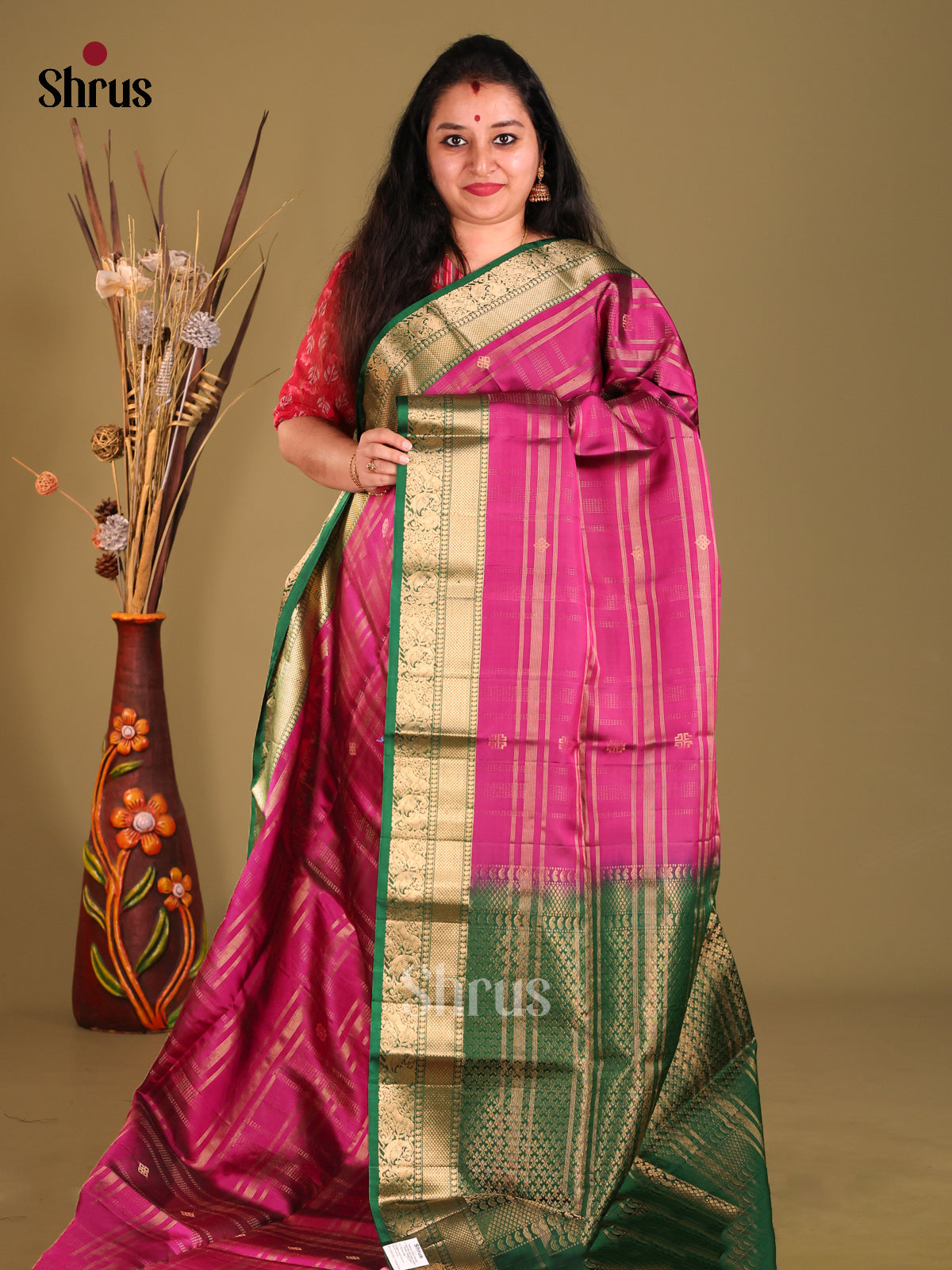DGS30508-Soft Silk Saree-1
