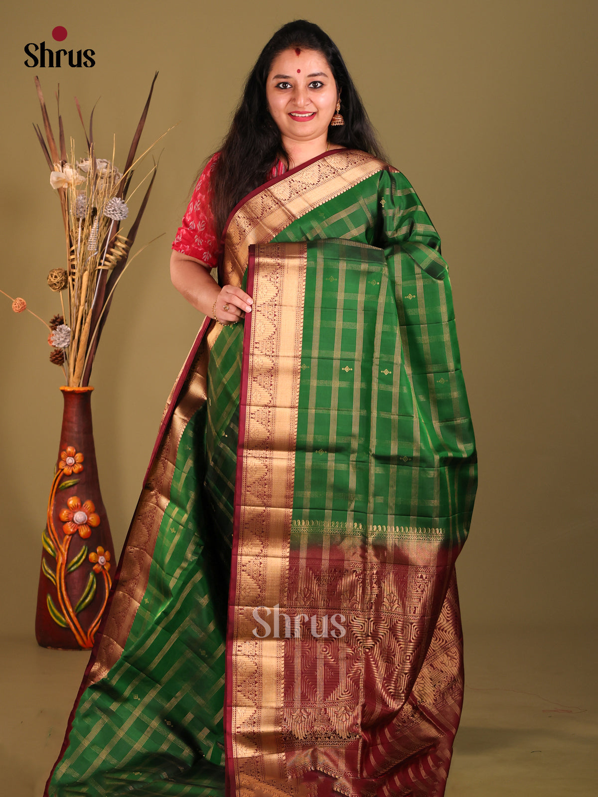 DGS30510-Soft Silk Saree - Shop on Shrus.com