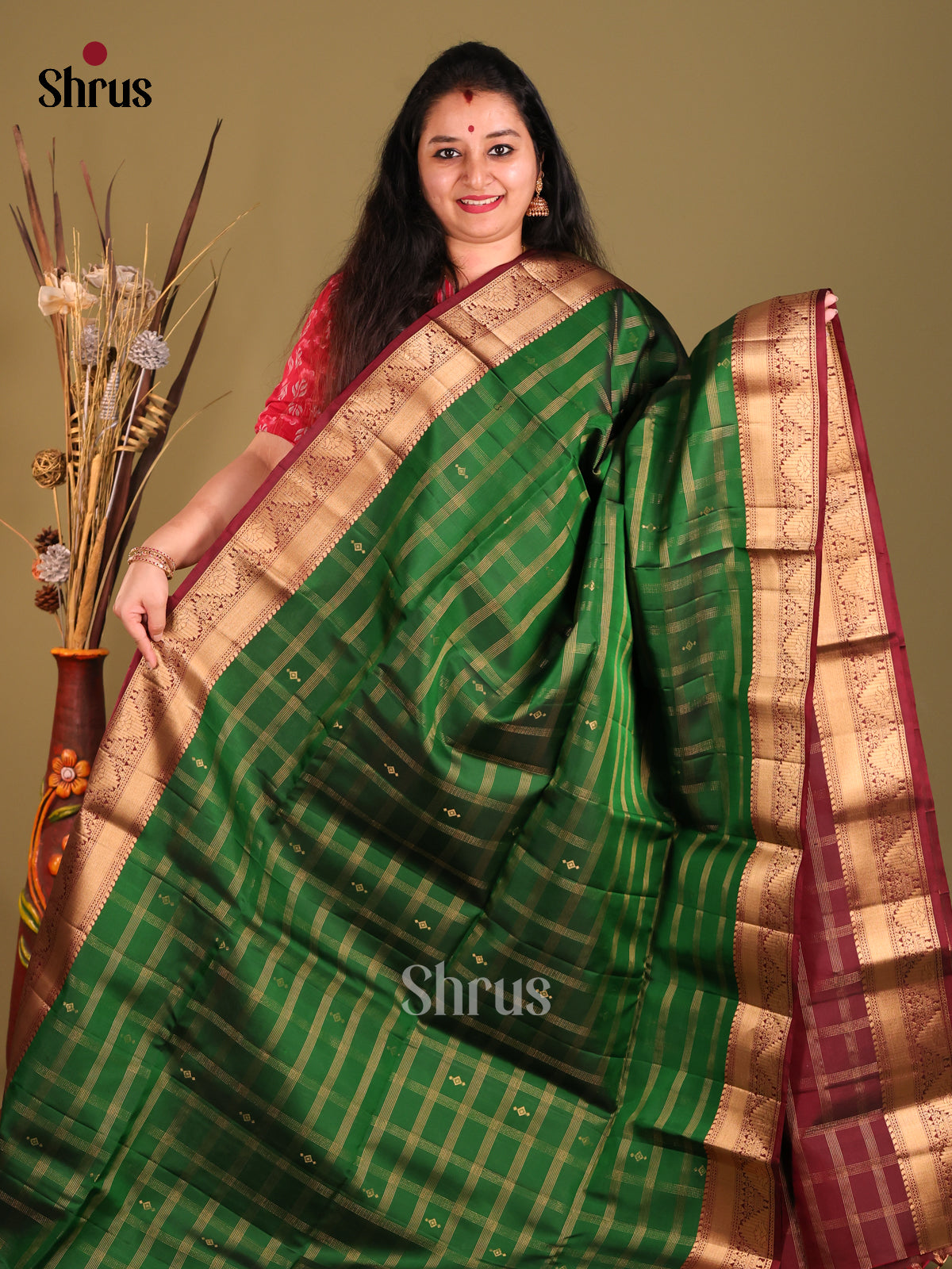DGS30510-Soft Silk Saree - Shop on Shrus.com