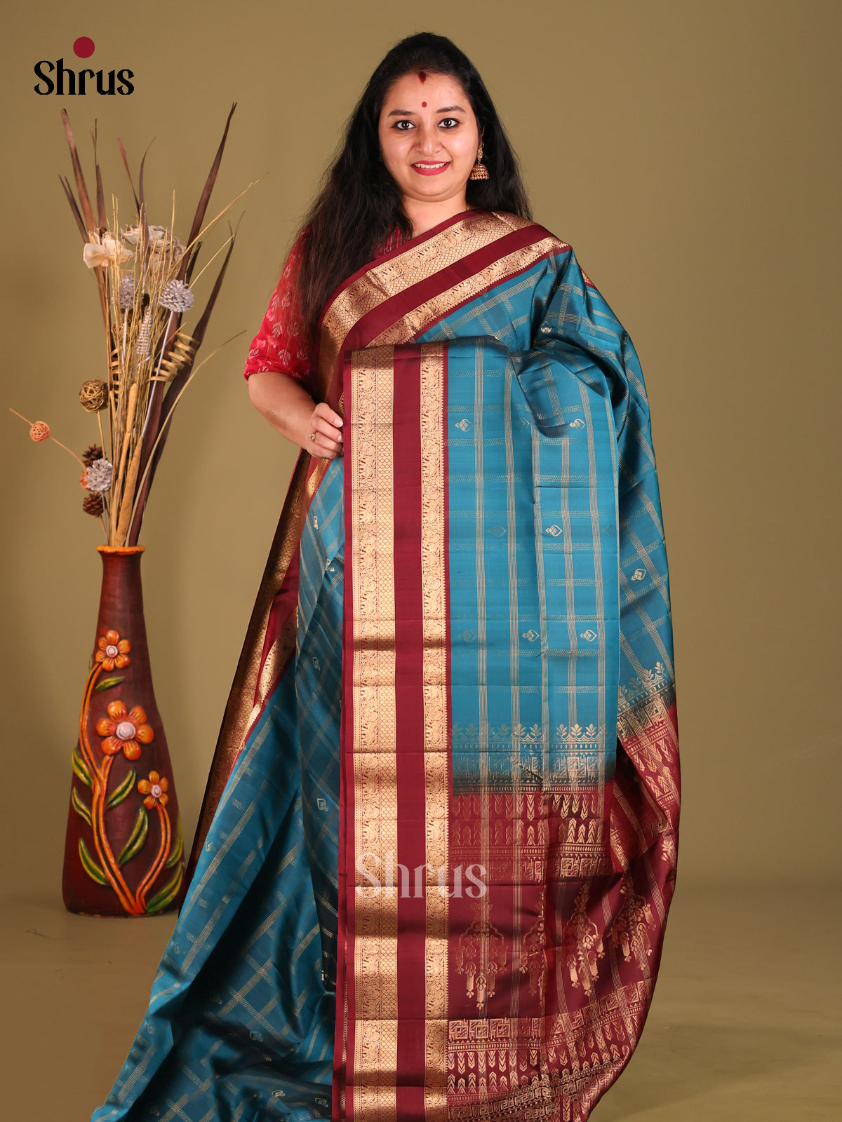 DGS30511-Soft Silk Saree-1