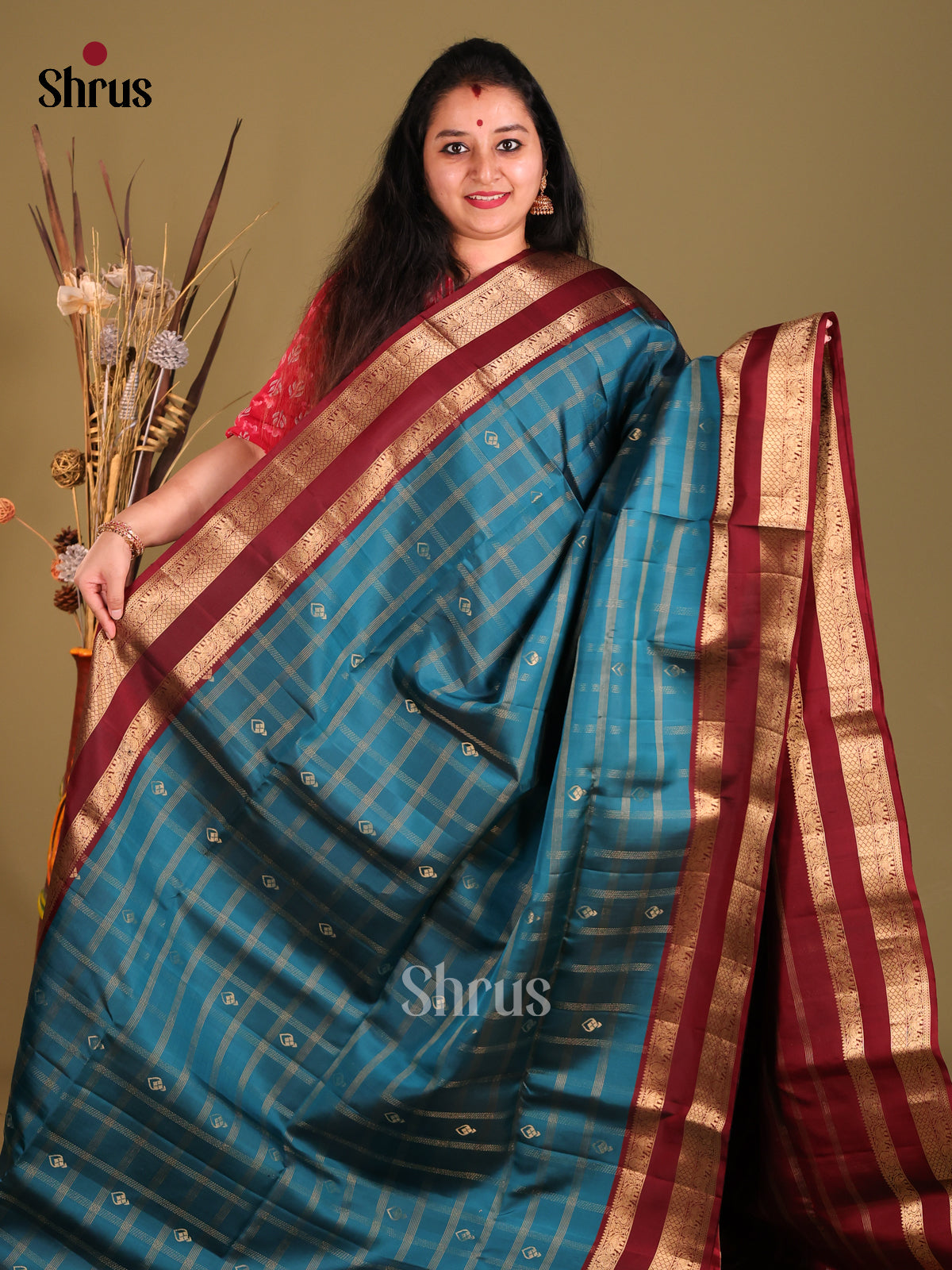 DGS30511-Soft Silk Saree-2