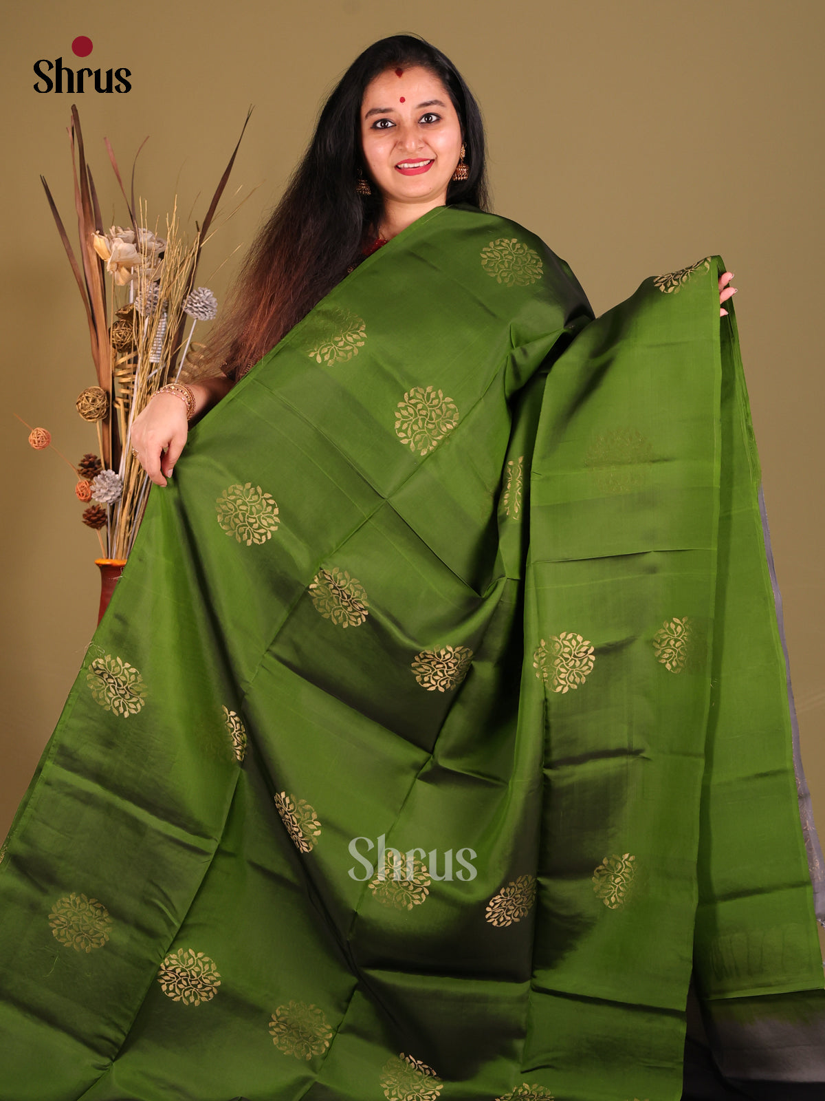 DGS30527 - Softsilk-halfpure Saree - Shop on Shrus.com