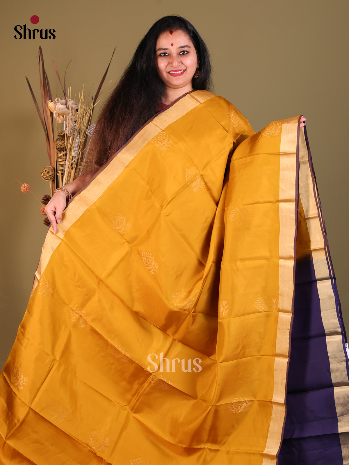 DGS30551 - Softsilk-halfpure Saree - Shop on Shrus.com