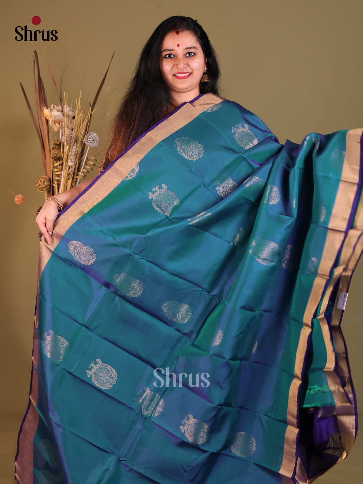 DGS30561 - Softsilk-halfpure Saree - Shop on Shrus.com
