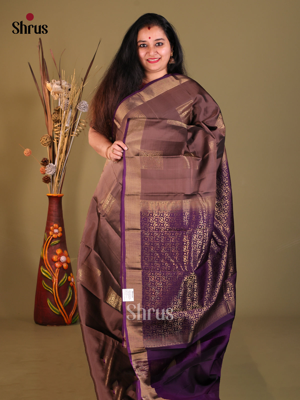 DGS30565 - Softsilk-halfpure Saree - Shop on Shrus.com