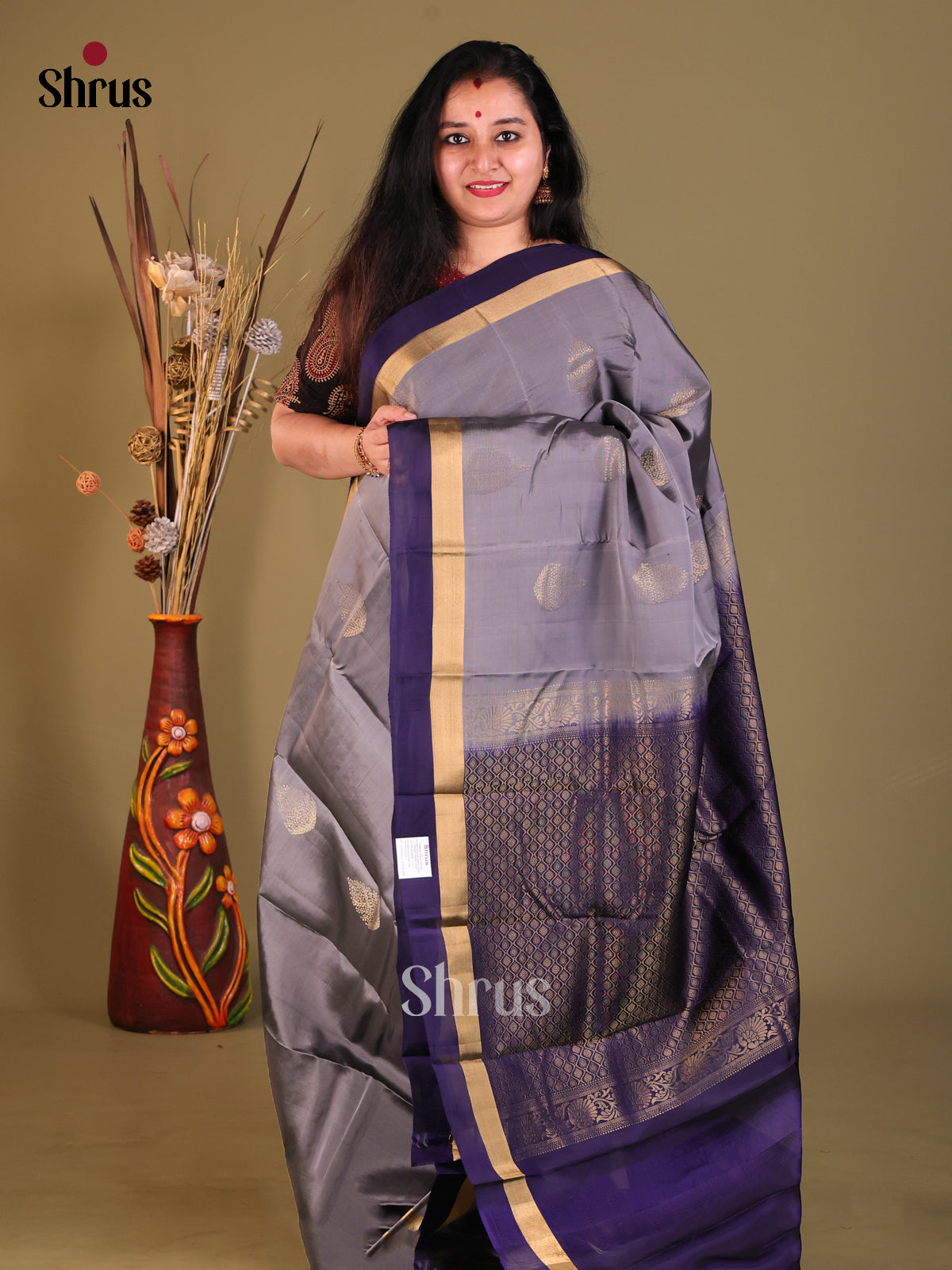 DGS30569 - Softsilk-halfpure Saree - Shop on Shrus.com