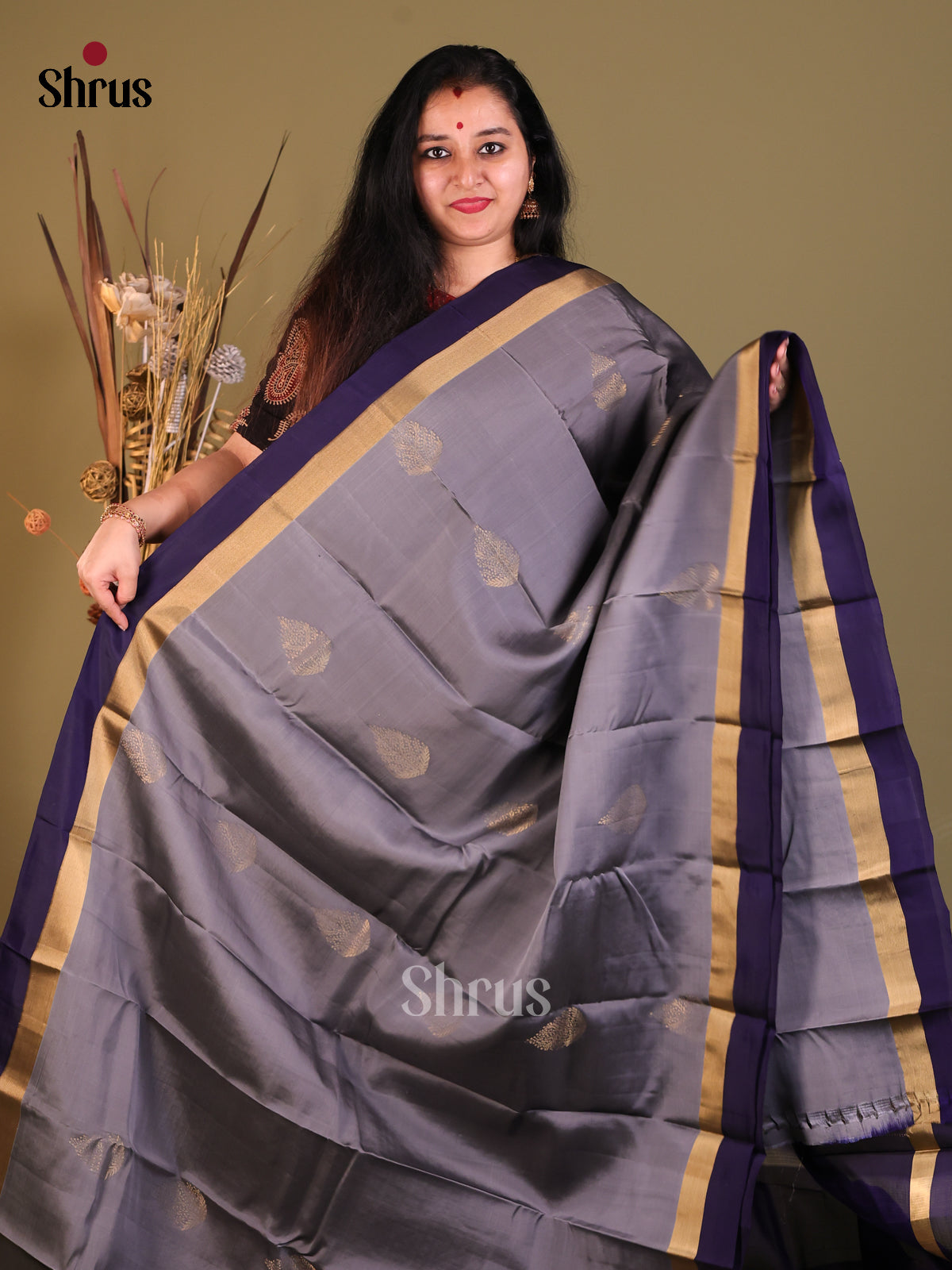 DGS30569 - Softsilk-halfpure Saree - Shop on Shrus.com