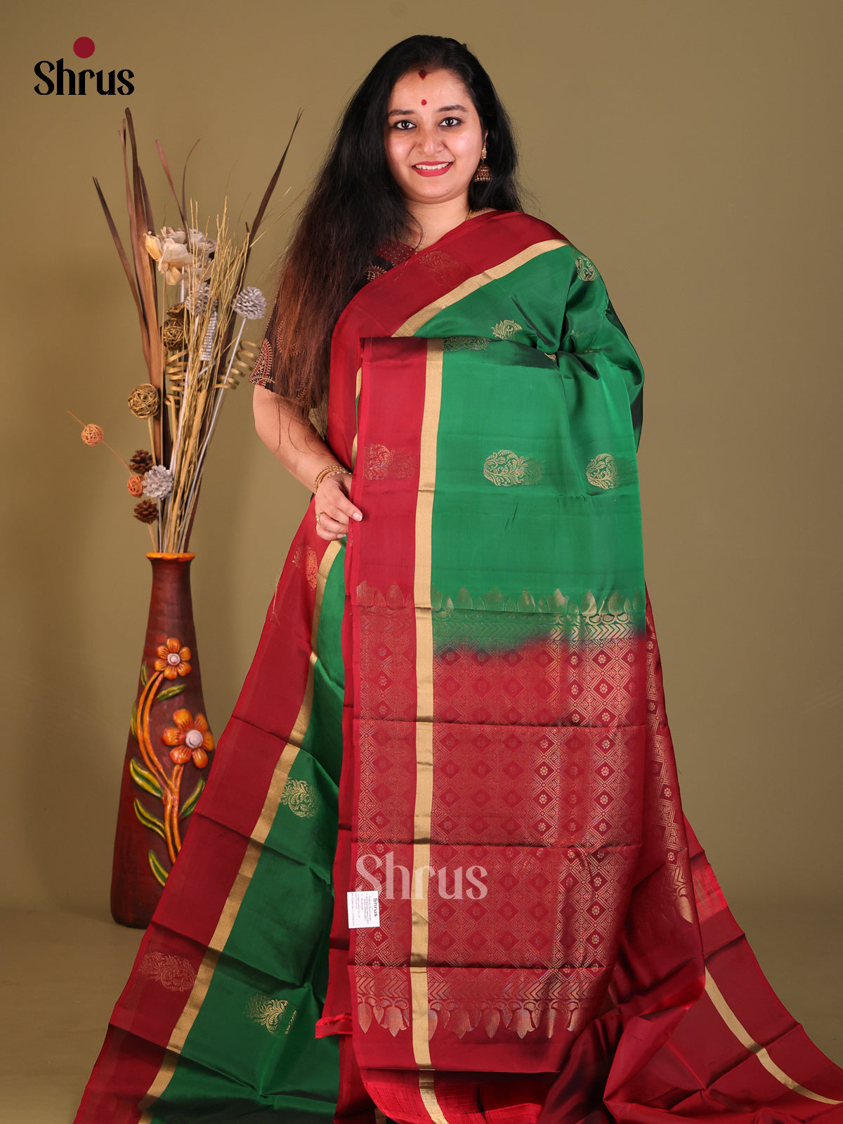 DGS30571 - Softsilk-halfpure Saree - Shop on Shrus.com