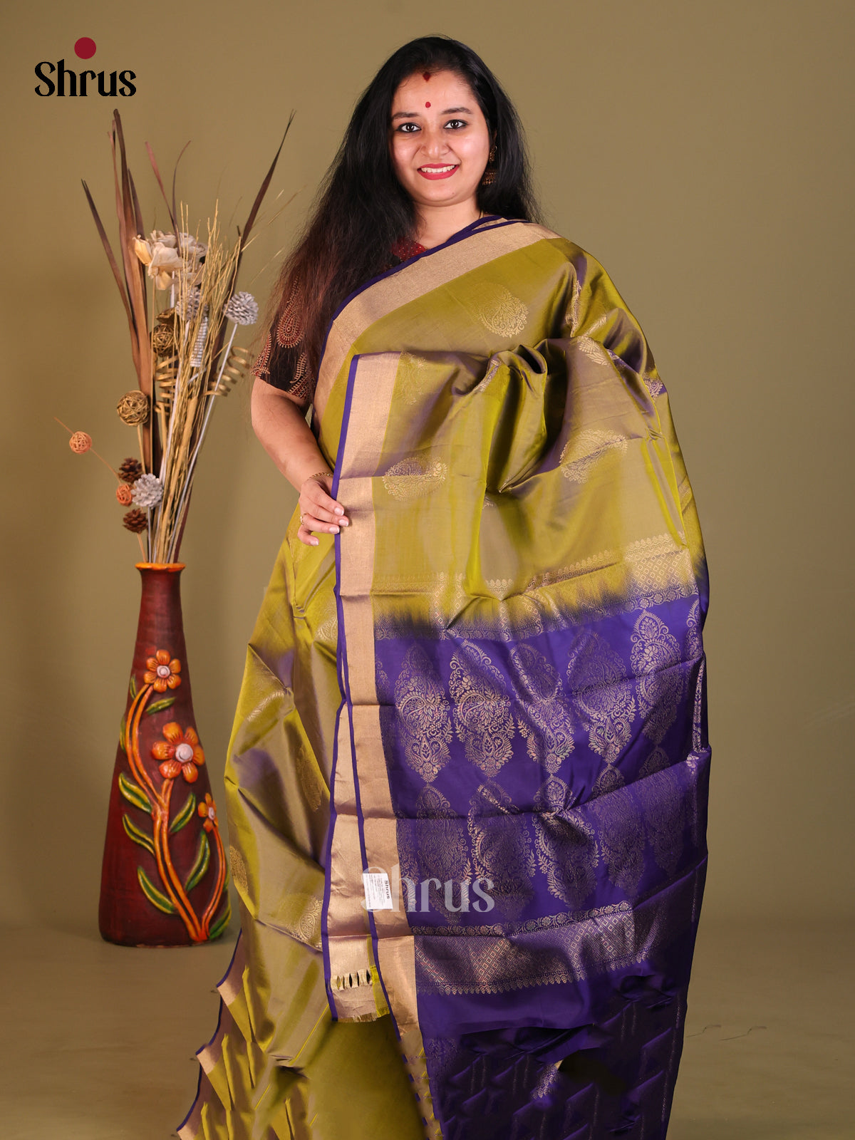 DGS30576 - Softsilk-halfpure Saree - Shop on Shrus.com
