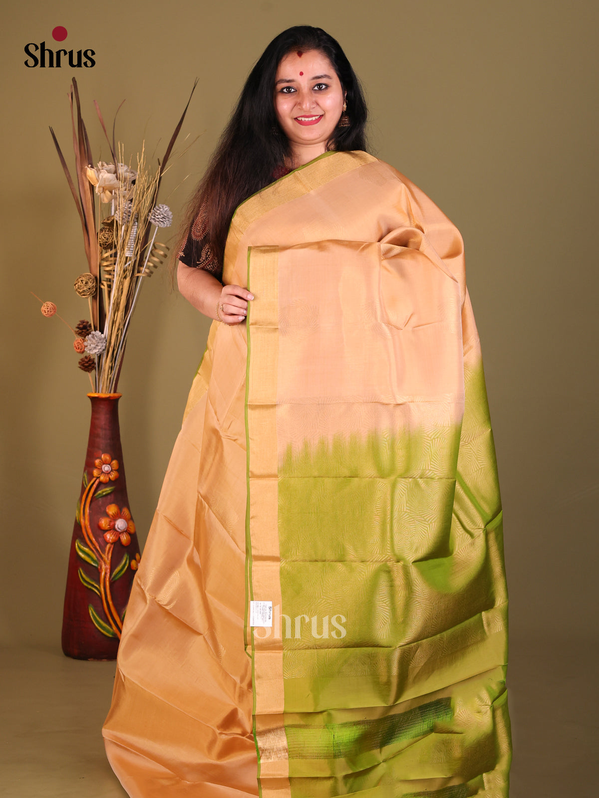 DGS30581 - Softsilk-halfpure Saree - Shop on Shrus.com