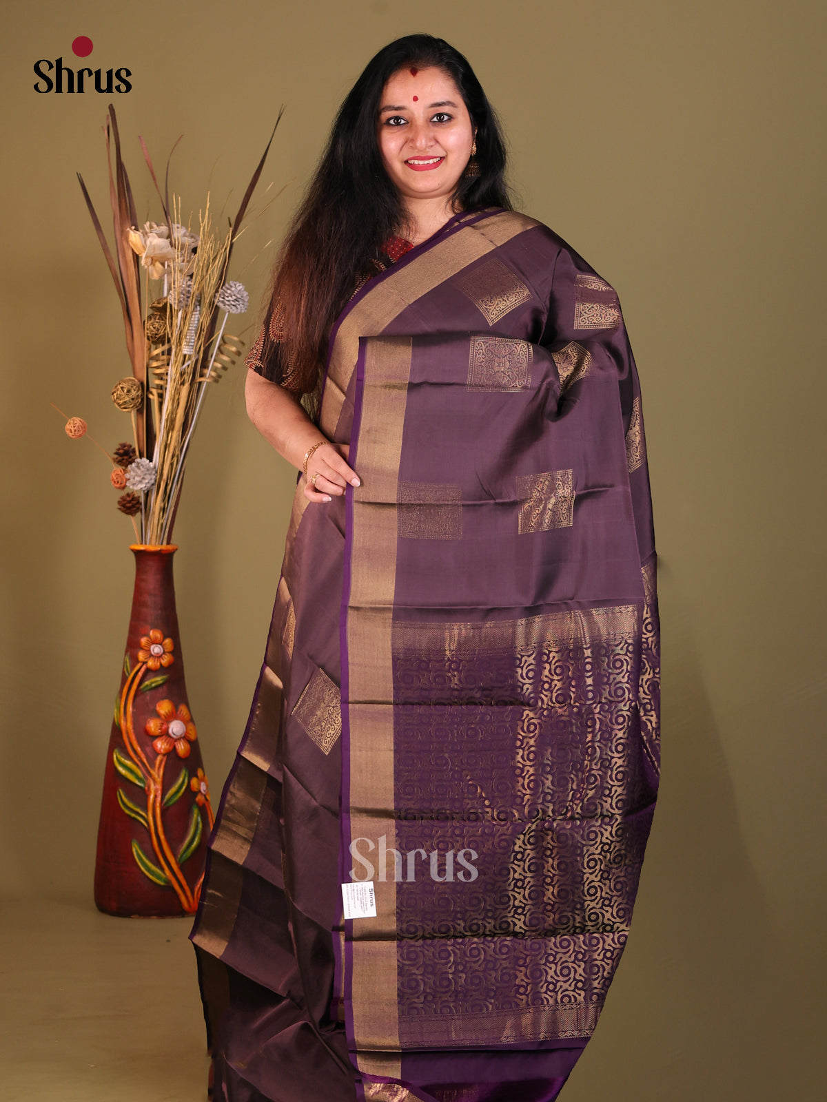 DGS30585 - Softsilk-halfpure Saree - Shop on Shrus.com