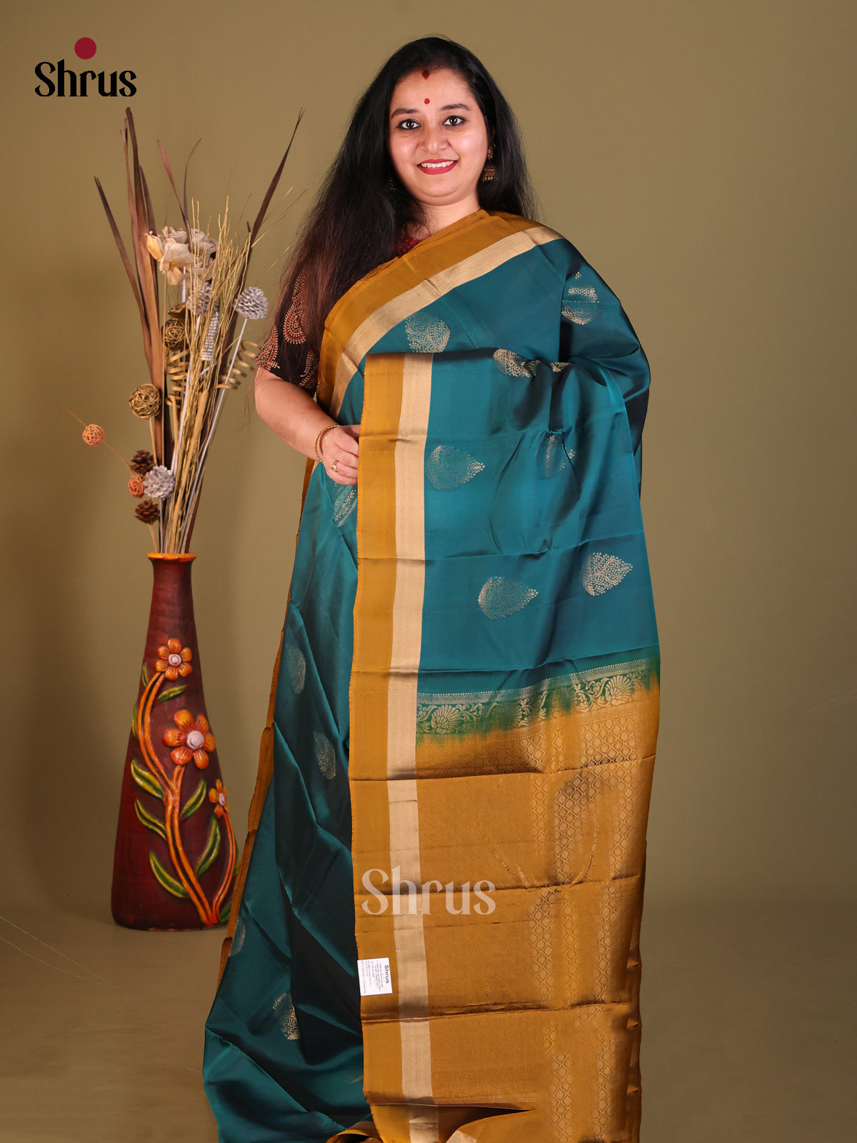 DGS30589 - Softsilk-halfpure Saree - Shop on Shrus.com