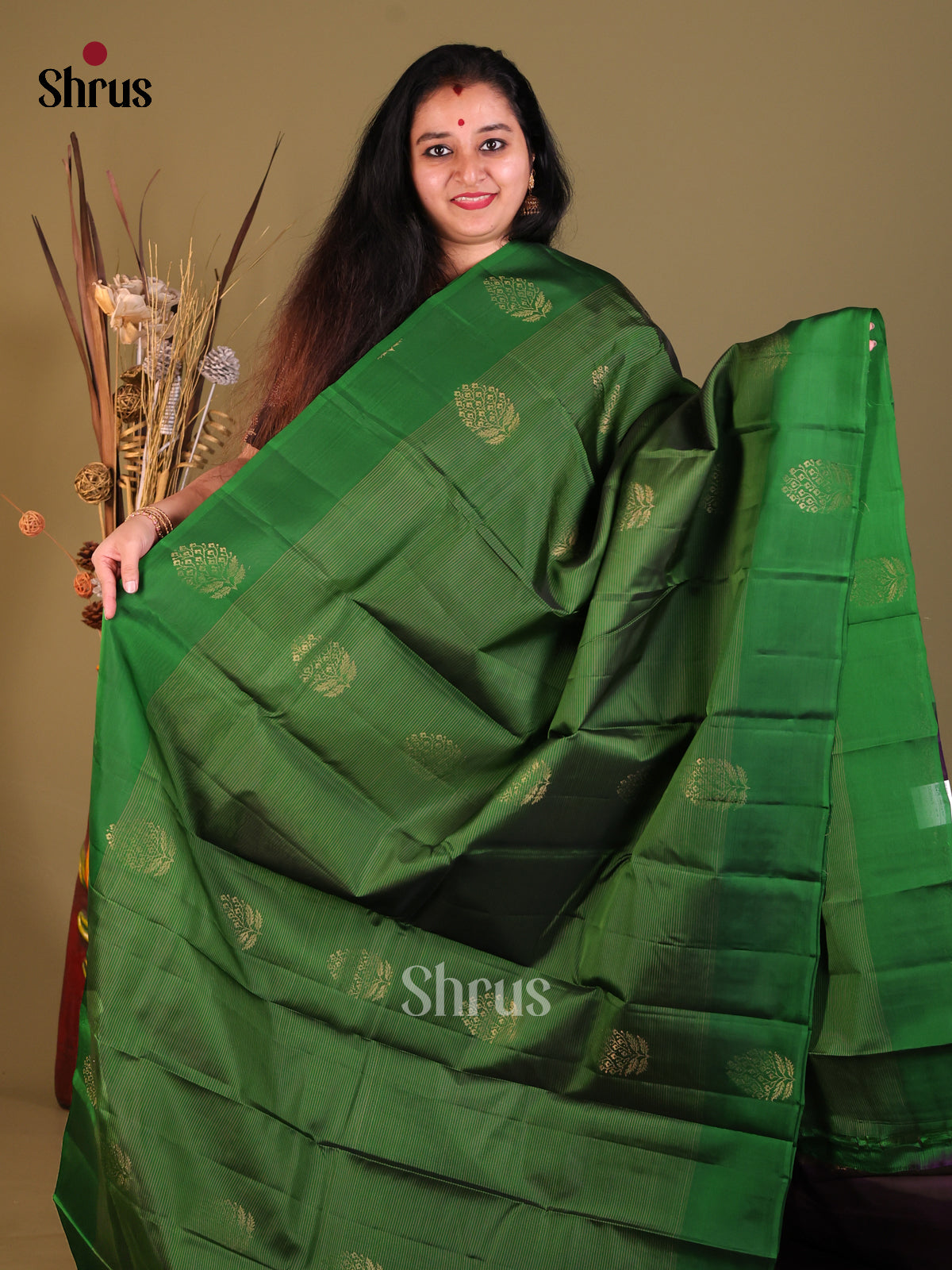 DGS30601 - Softsilk-halfpure Saree - Shop on Shrus.com