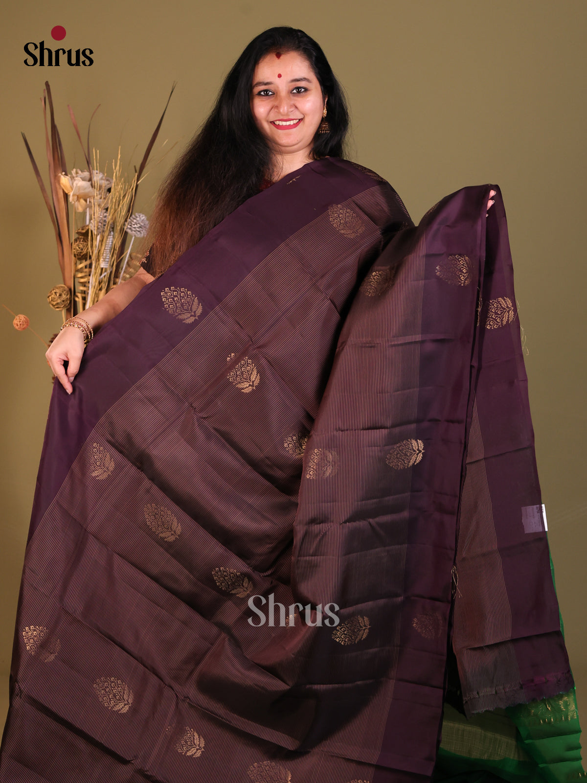 DGS30605 - Softsilk-halfpure Saree - Shop on Shrus.com