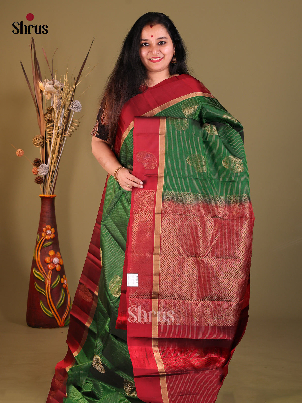 DGS30607 - Softsilk-halfpure Saree - Shop on Shrus.com