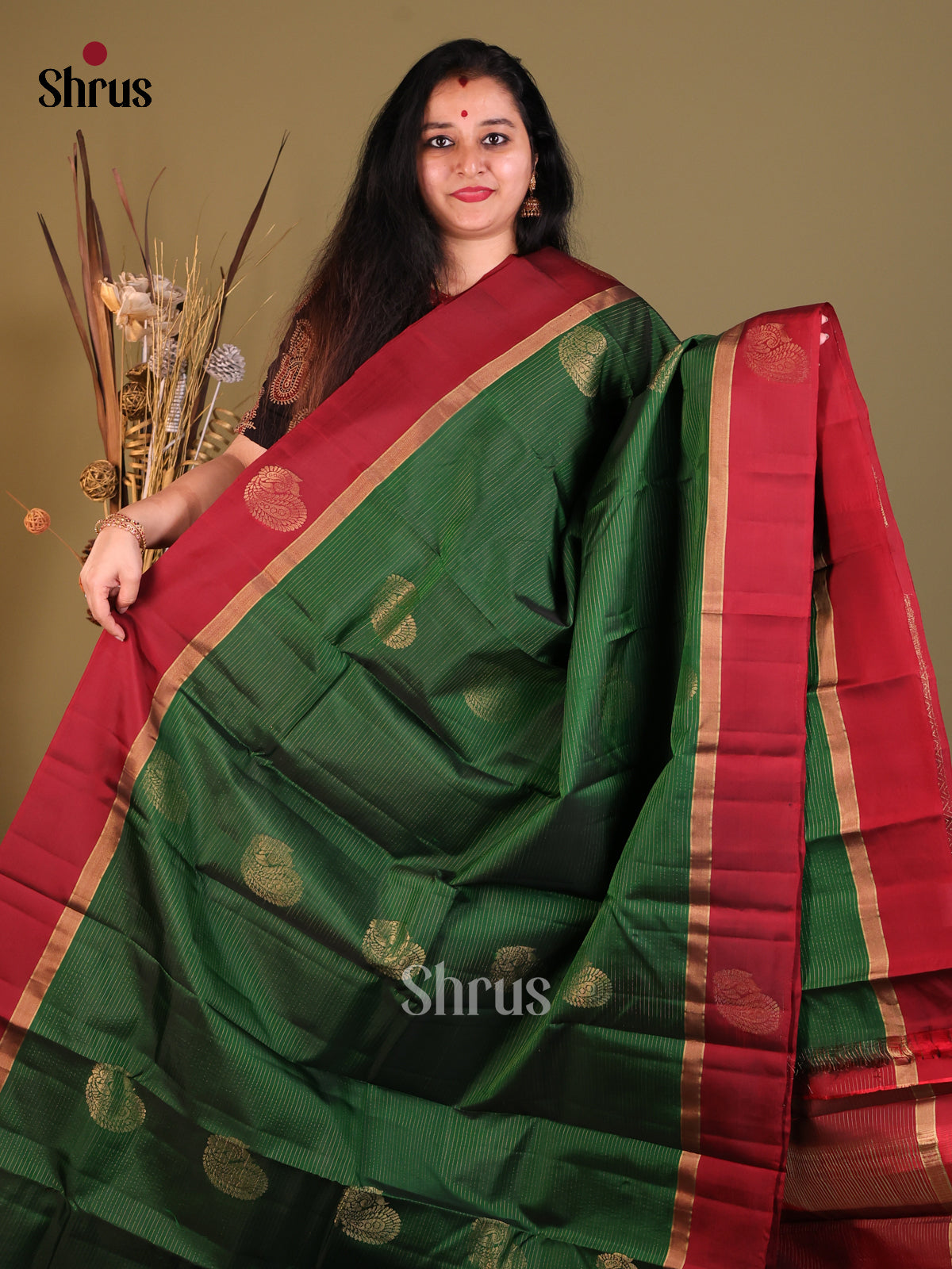 DGS30607 - Softsilk-halfpure Saree - Shop on Shrus.com