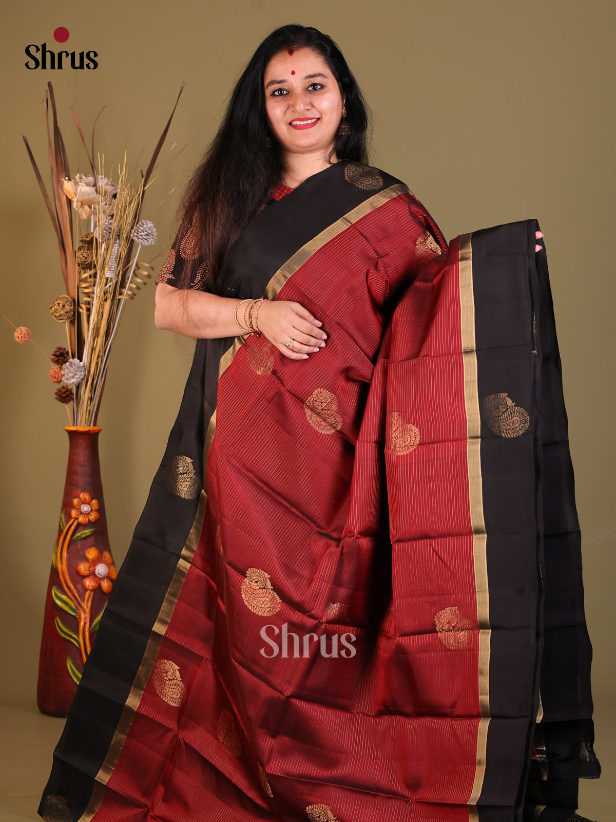 DGS30612 - Softsilk-halfpure Saree - Shop on Shrus.com