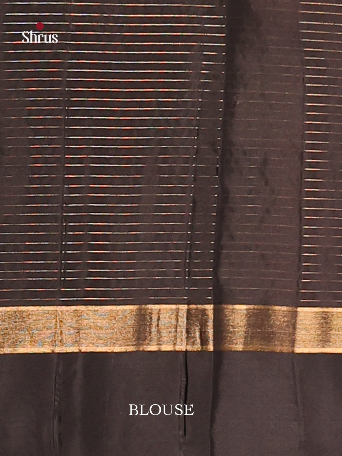 Maroon & Black Softsilk-halfpure Saree with zari paisley motifs - Shop on Shrus.com