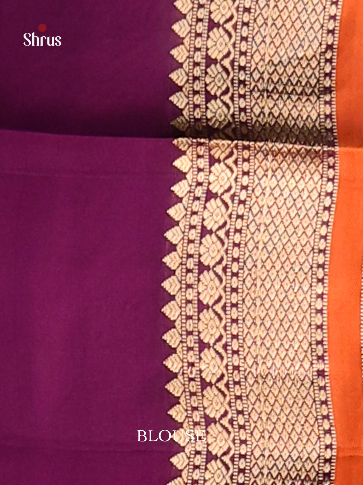 Black & Purple - Softsilk-halfpure Saree