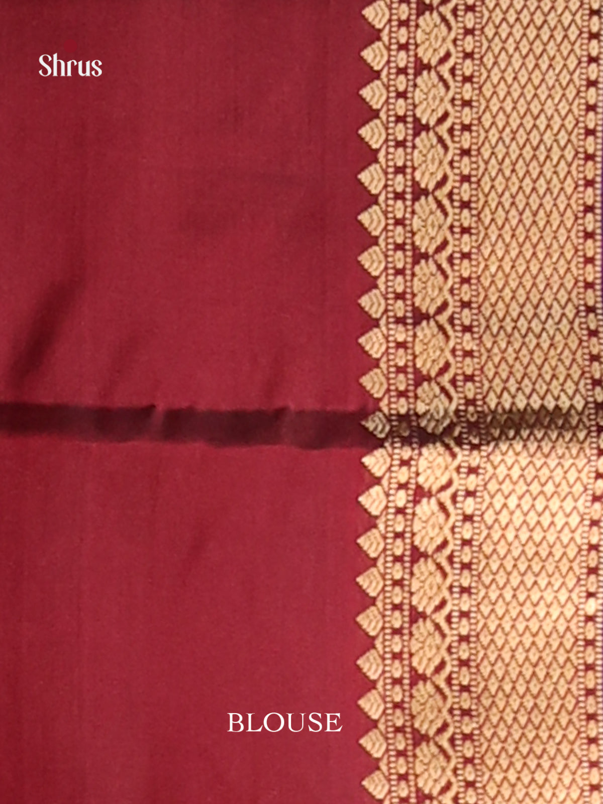 Green & Maroon - Softsilk-halfpure Saree - Shop on Shrus.com
