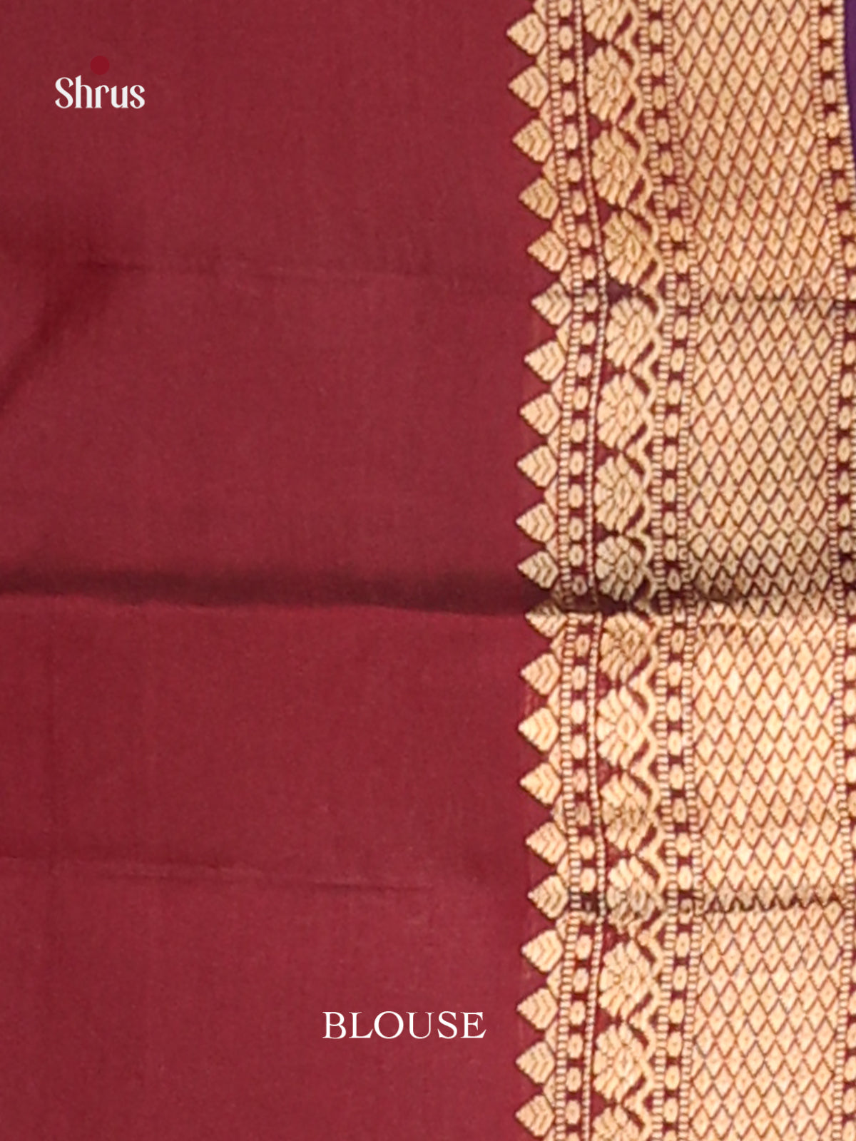 Grey & Maroon - Softsilk-halfpure Saree - Shop on Shrus.com