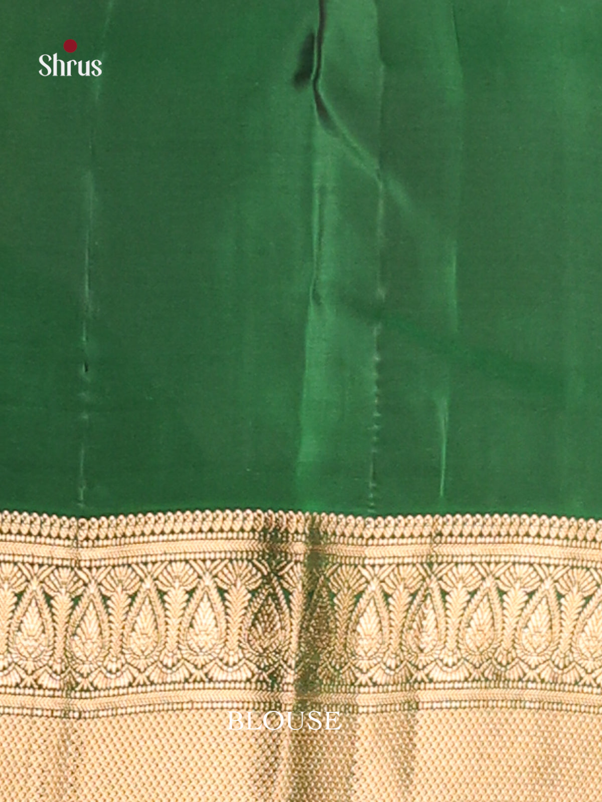 Maroon & Green Softsilk-halfpure Saree with rich traditional zari border - Shop on Shrus.com