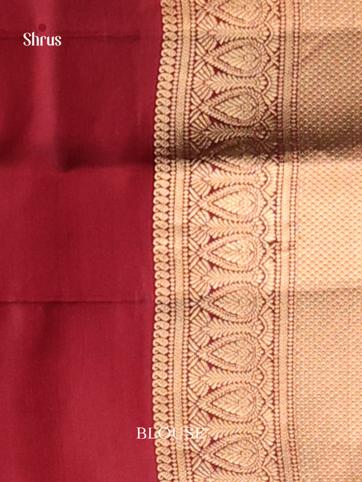Green & Maroon- Softsilk-halfpure Saree - Shop on Shrus.com