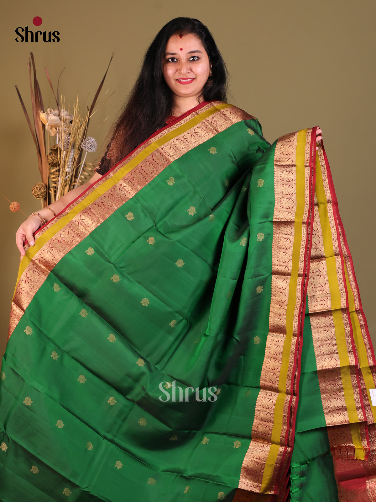 DGS30667 - Softsilk-halfpure Saree - Shop on Shrus.com