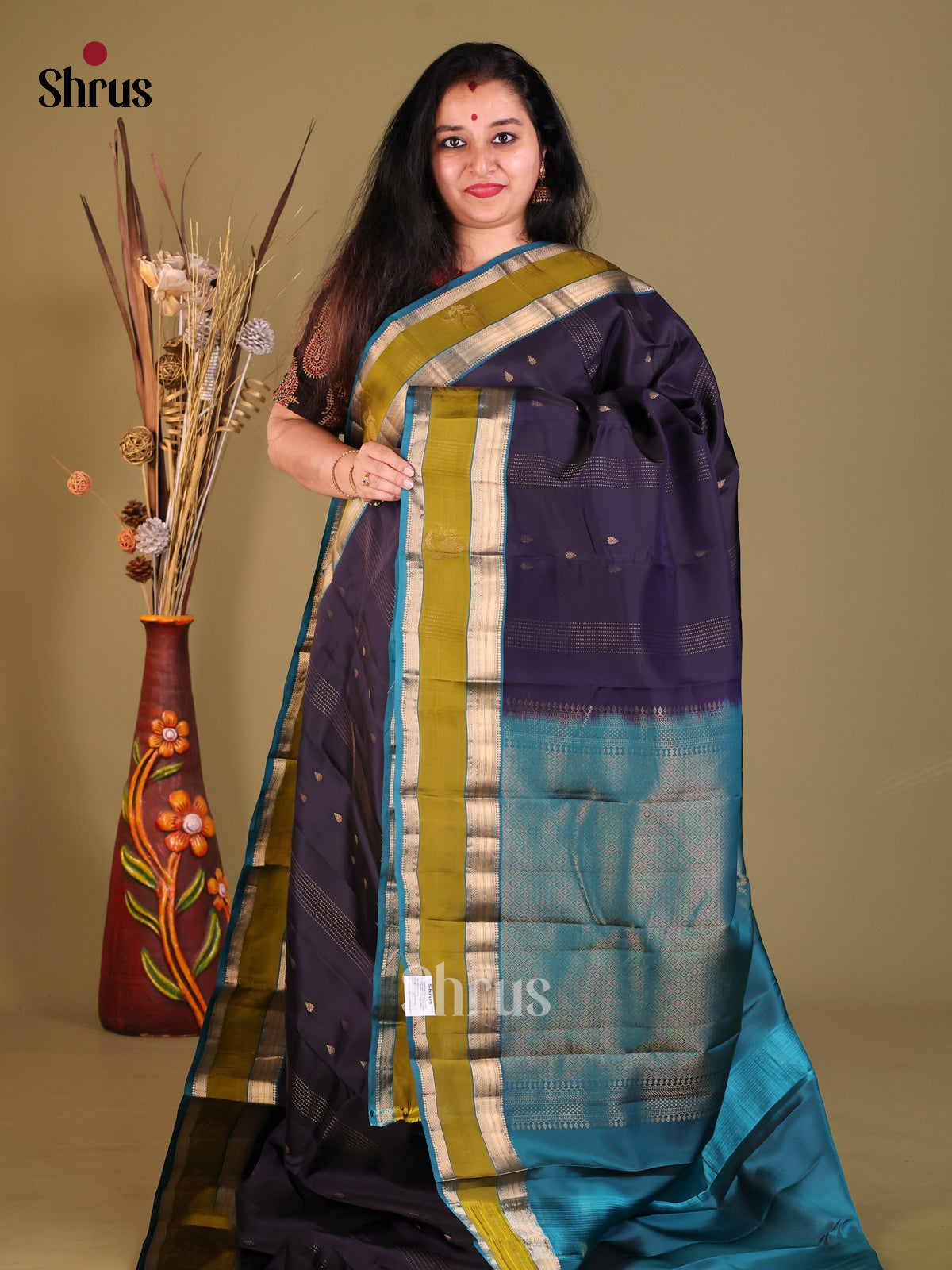DGS30670 - Softsilk-halfpure Saree - Shop on Shrus.com