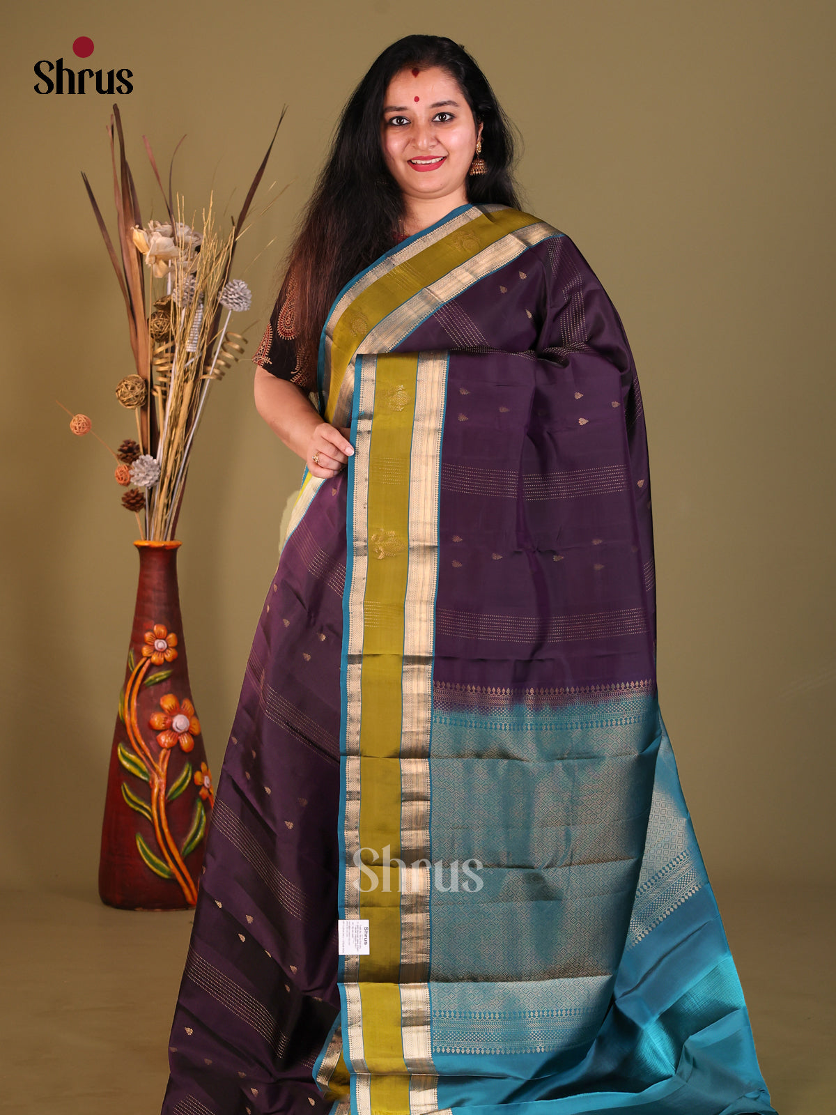 DGS30671 - Softsilk-halfpure Saree - Shop on Shrus.com