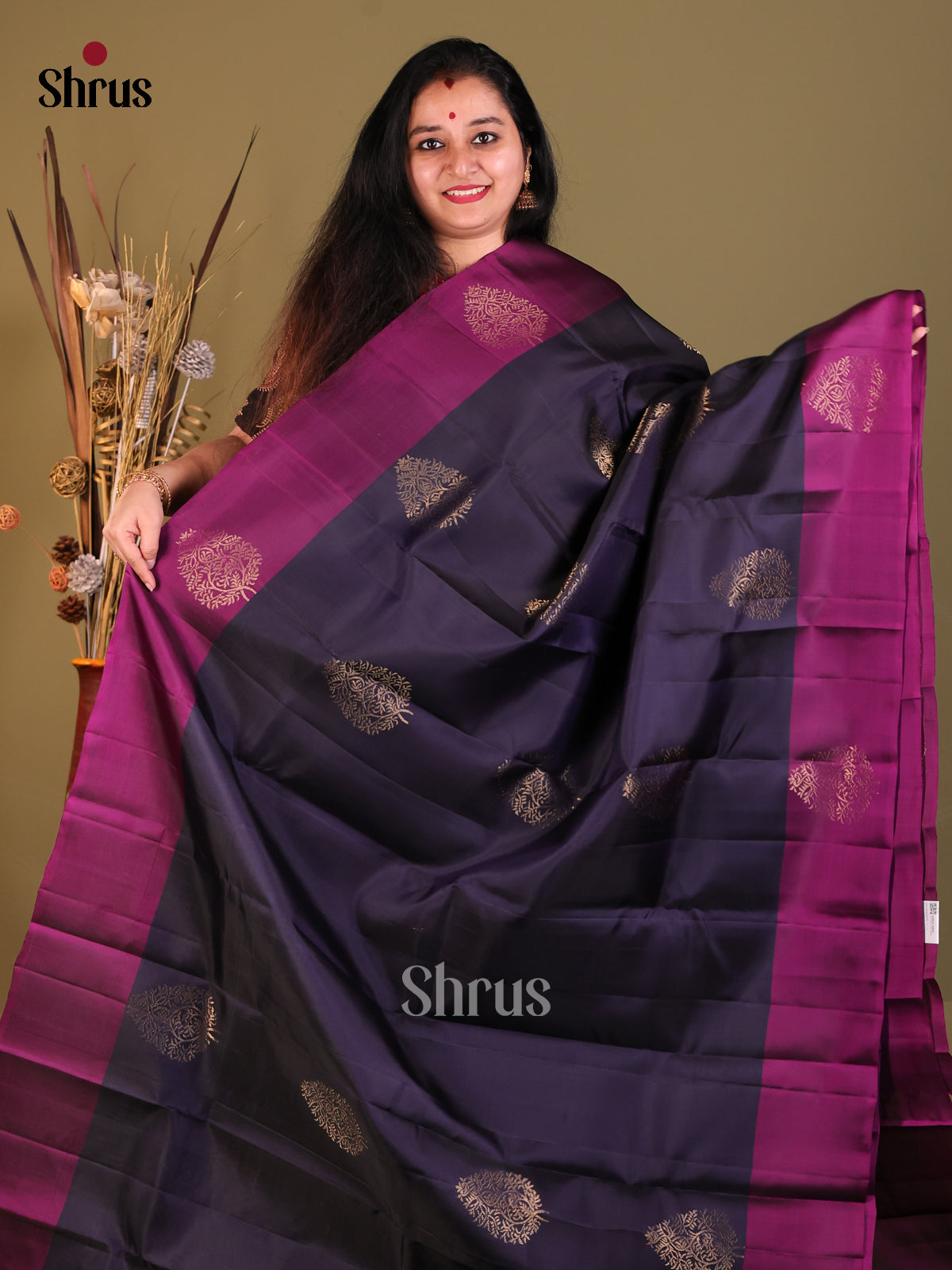 DGS30697 - Softsilk-halfpure Saree - Shop on Shrus.com