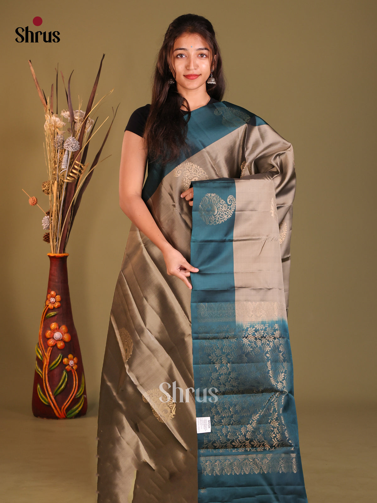 DGS30719 - Softsilk-halfpure Saree - Shop on Shrus.com