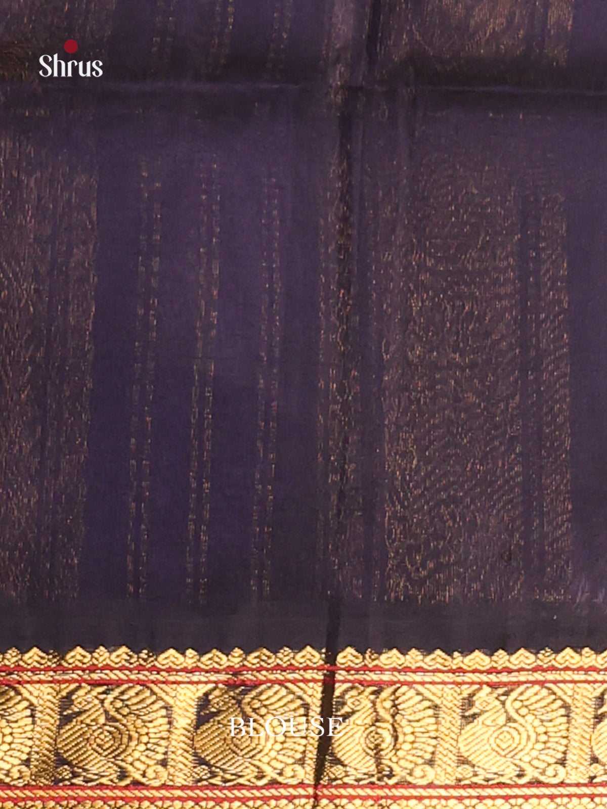 Green & Blue Silk Cotton Korvai-Small border Saree - Shop on Shrus.com