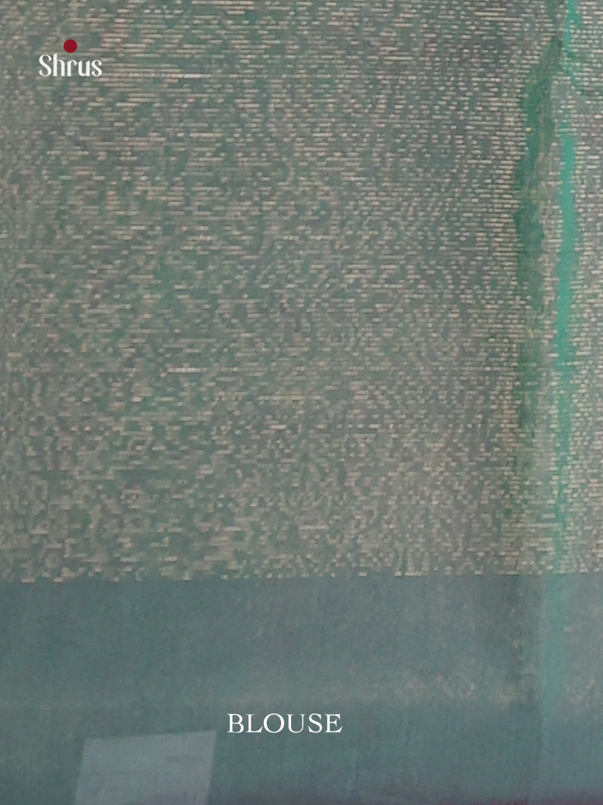 Green Single Tone Silk Cotton Saree with zari buttas -1