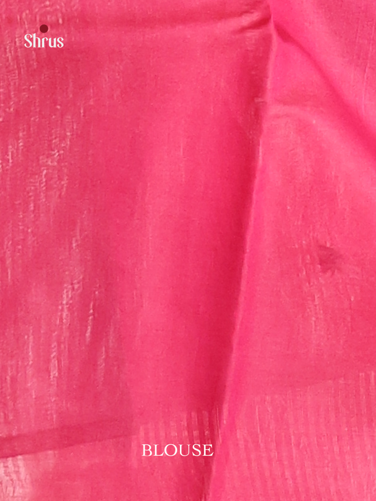 Pink Single Tone Silk Cotton Saree with zari brocade pallu -1