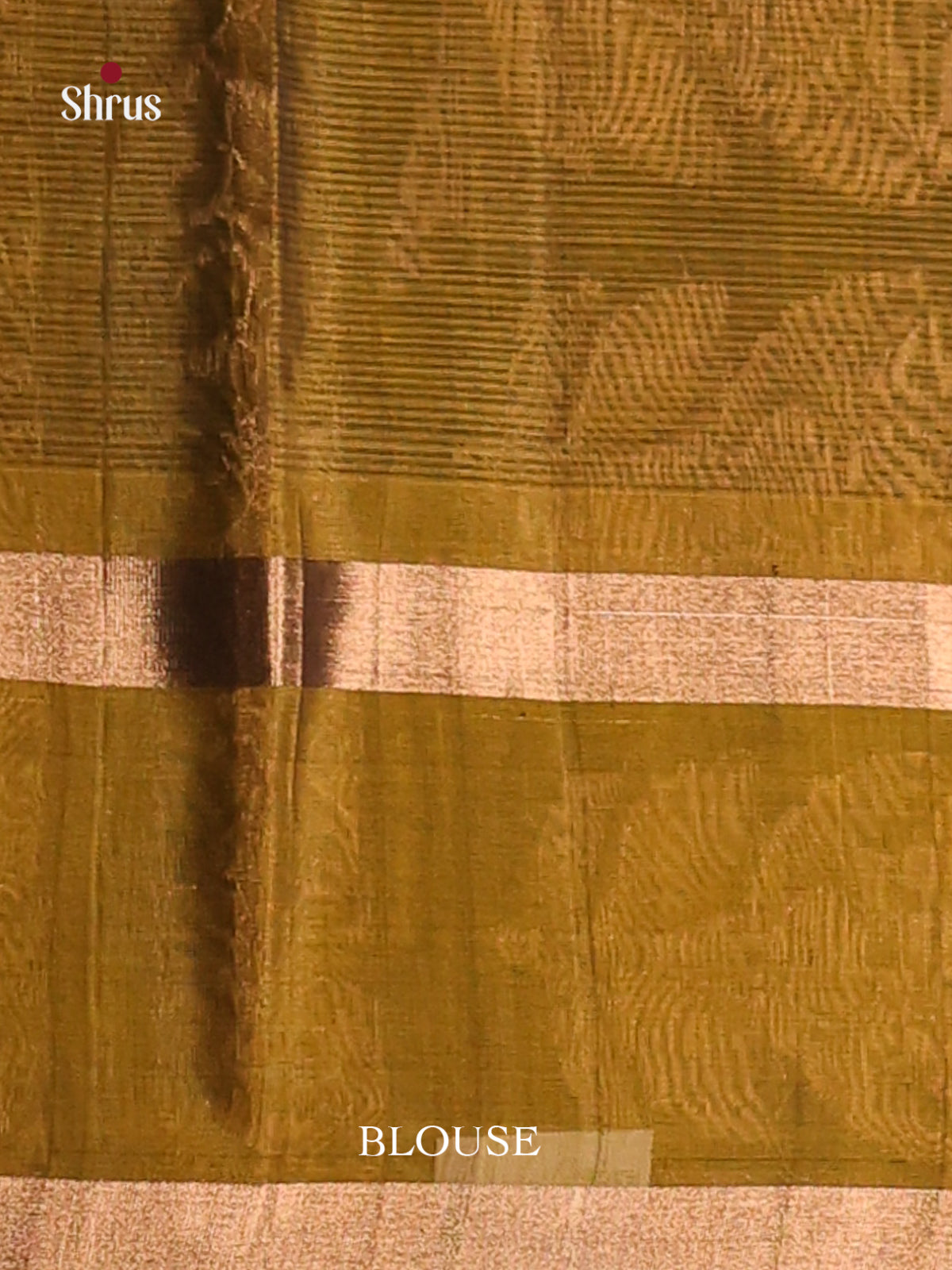Green & Mehandi  Silk Cotton Saree with rettaipet zari border-1