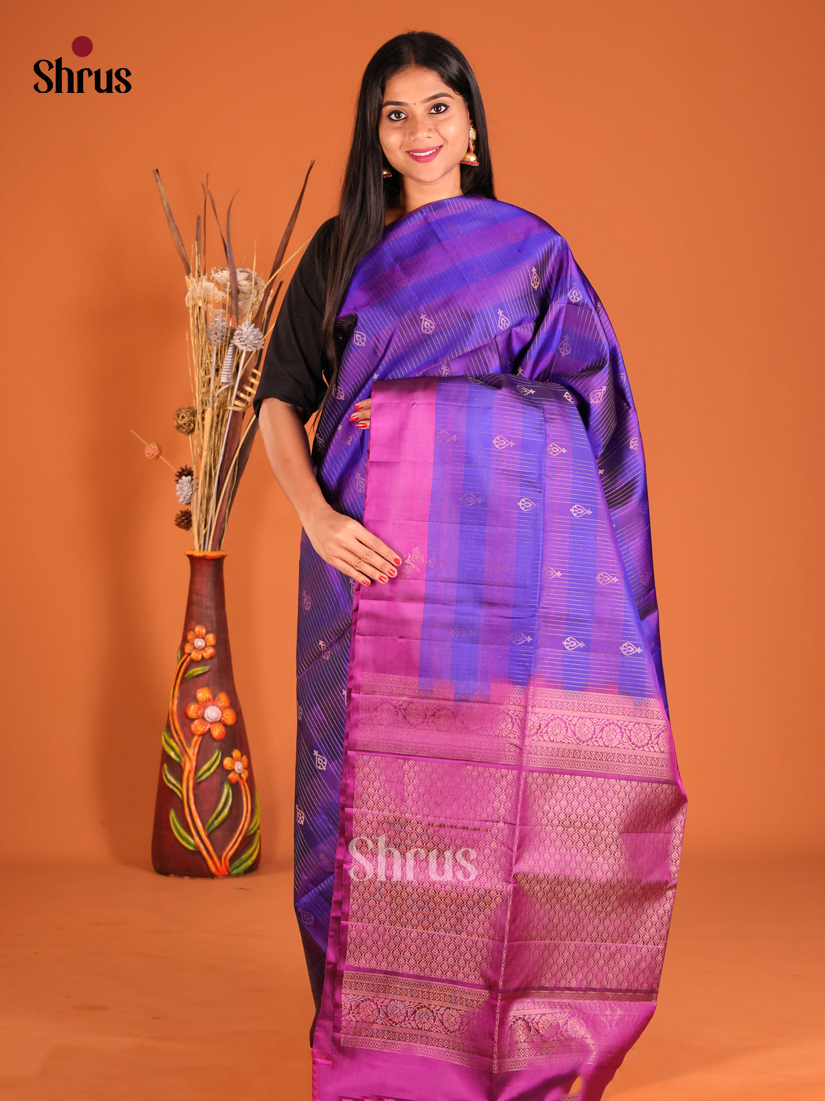 DHS01121 - Soft Silk  Saree