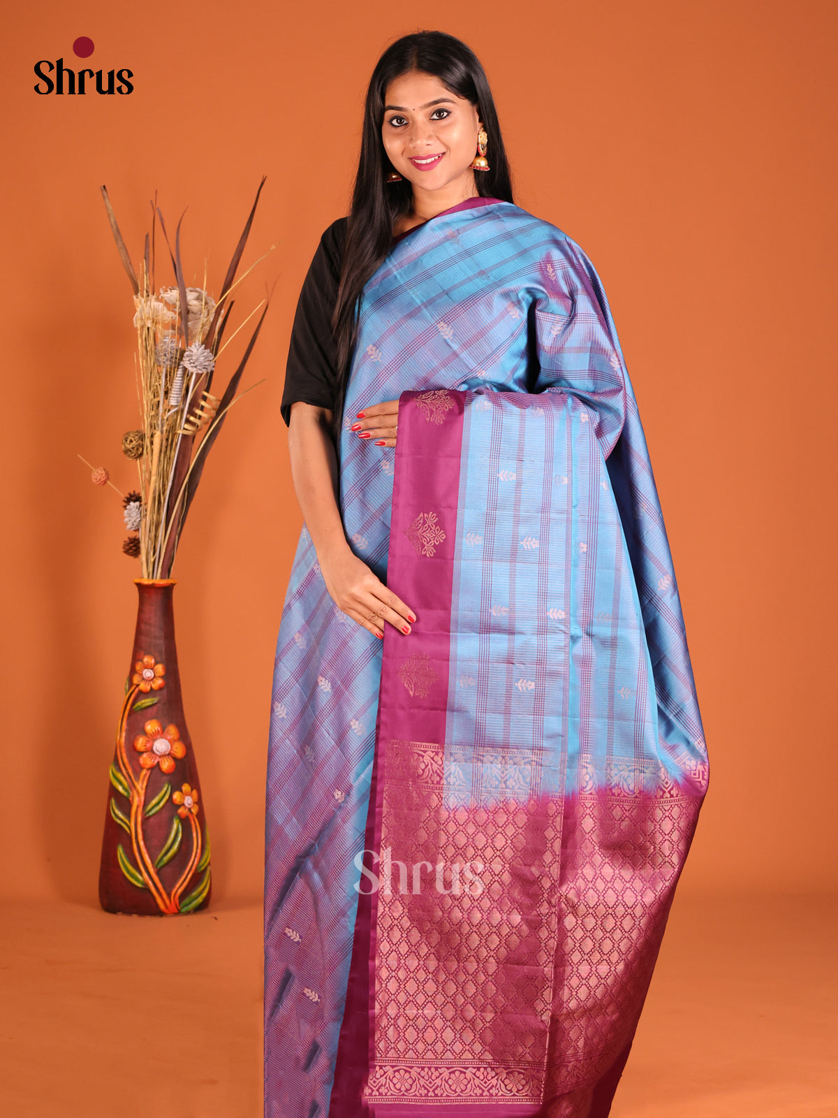 DHS01124 - Soft Silk  Saree