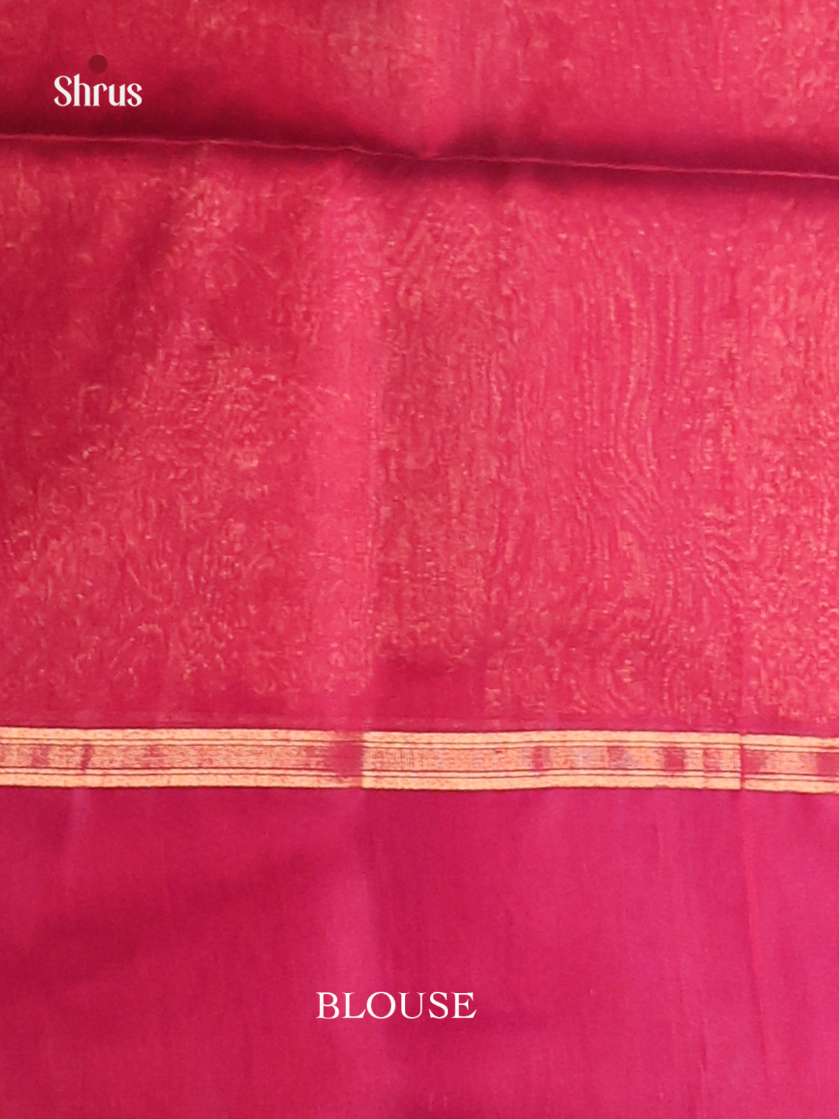 Red & Purple Silk Cotton Saree gleams with zari paisley motifs - Shop on Shrus.com