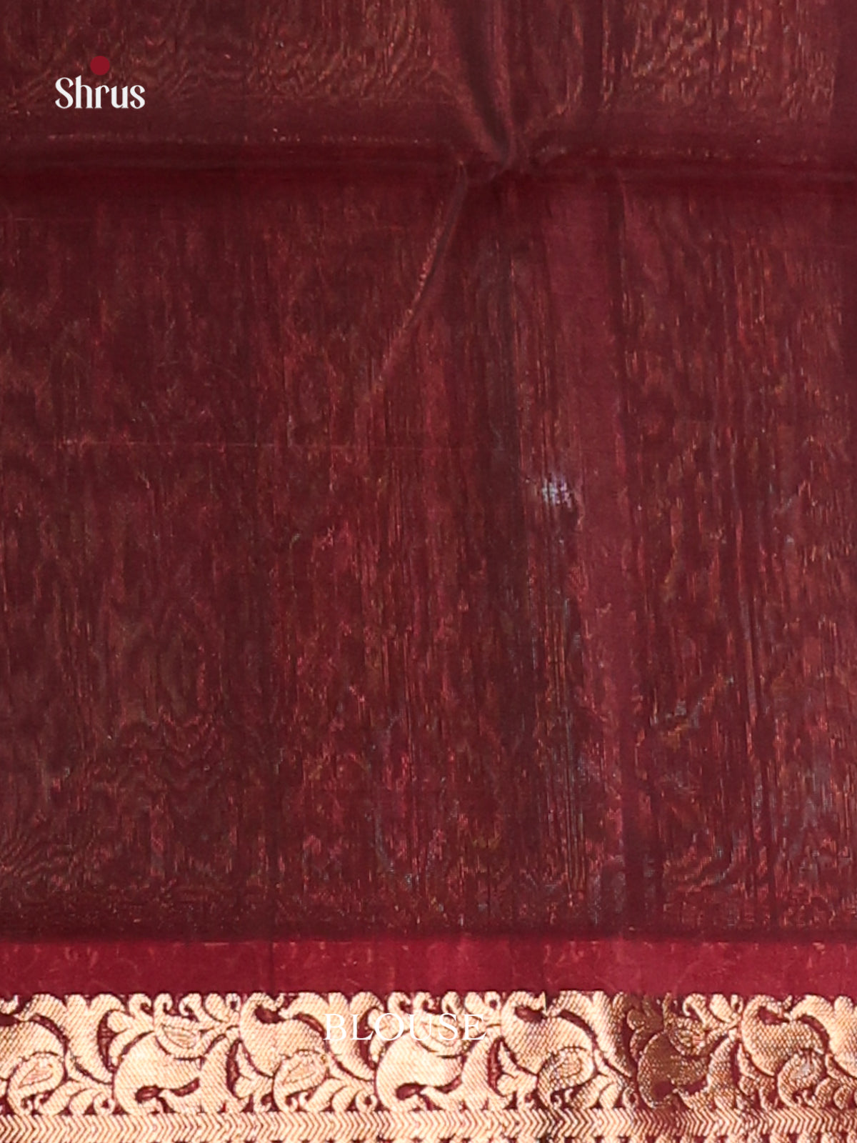 Peacock Green & Maroon Silk Cotton Saree with zari paisleys motifs -1