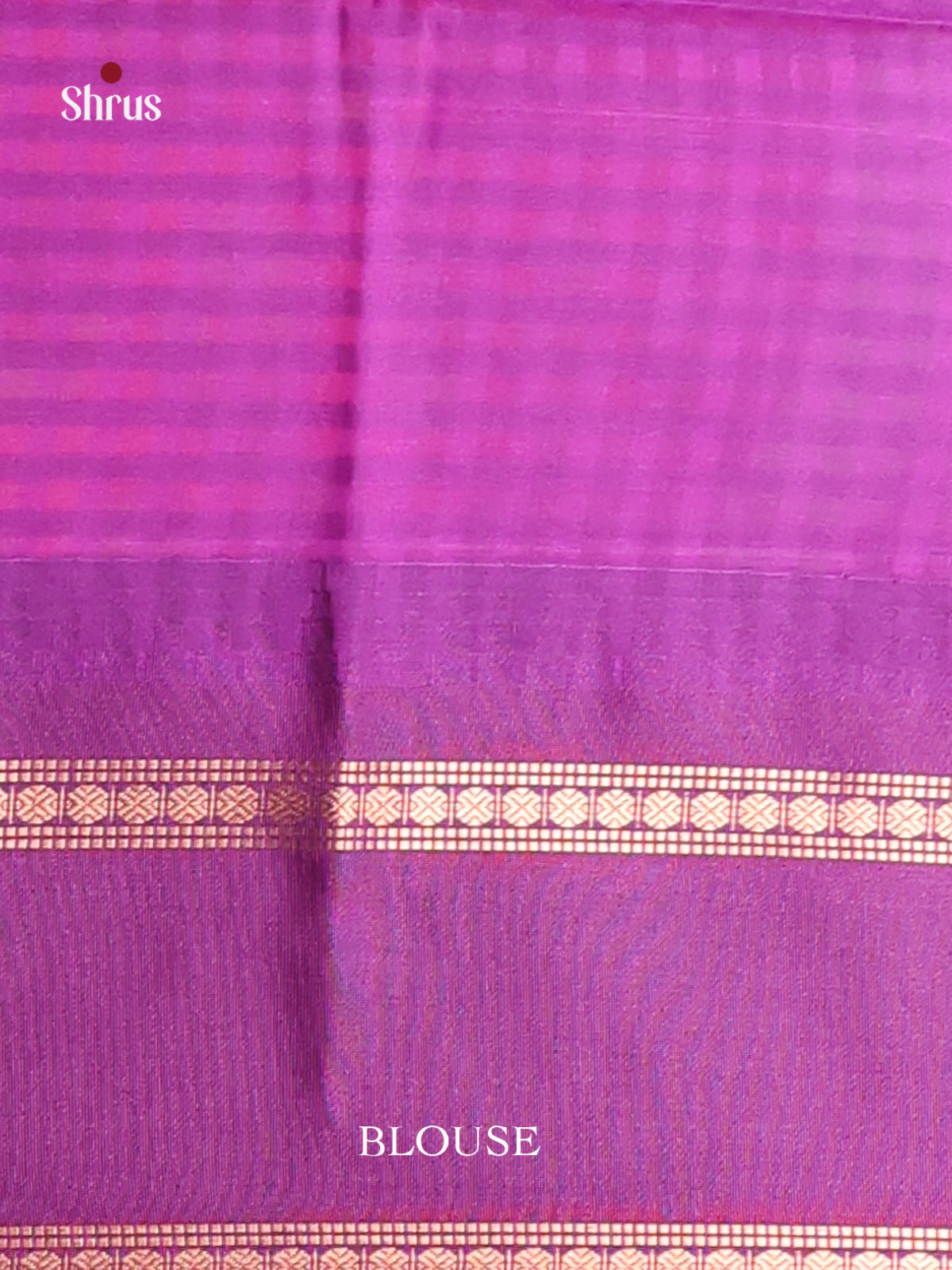 Pink & Purple-Semi Silk Cotton Saree - Shop on Shrus.com