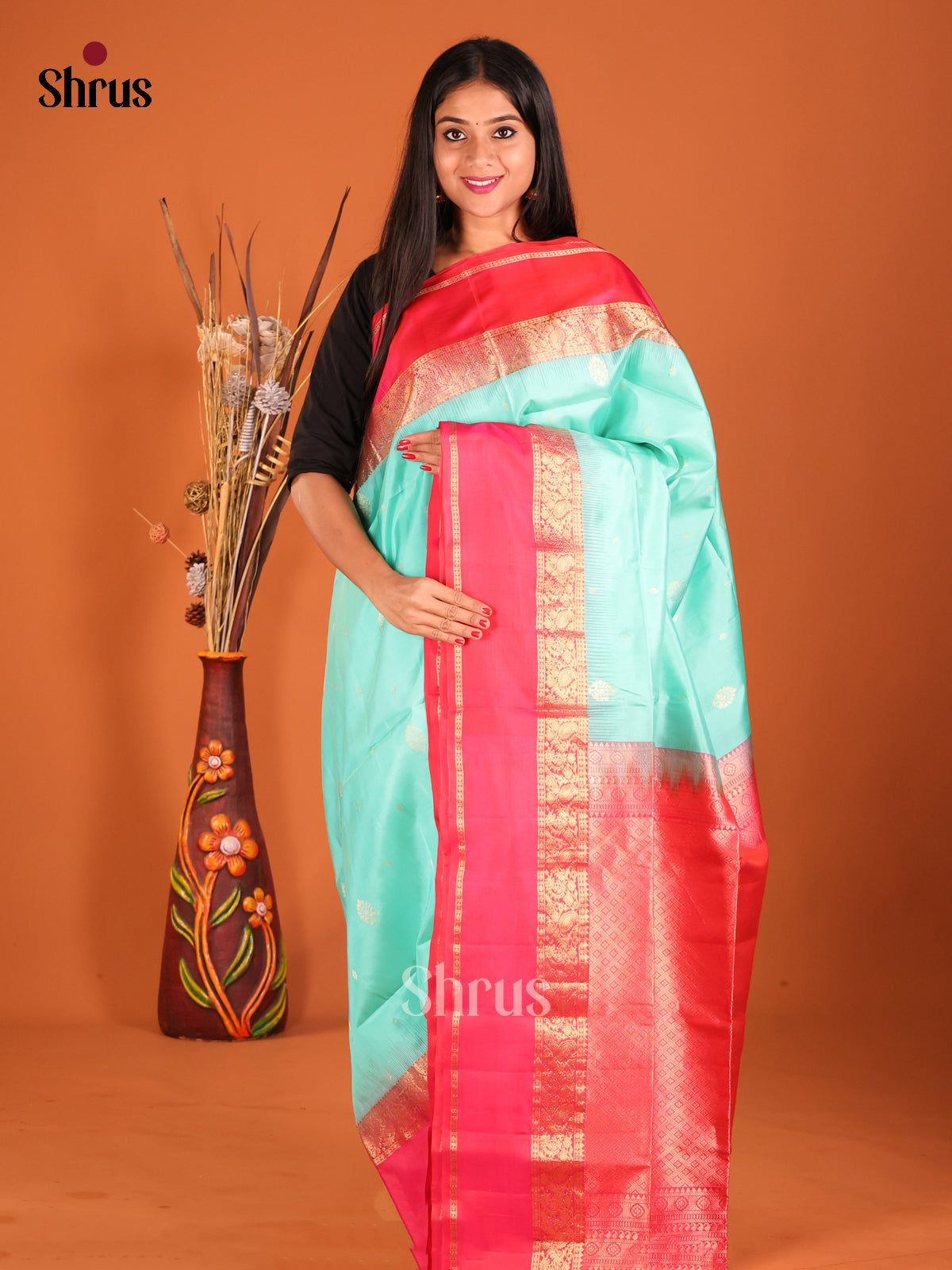DHS04060 - Soft Silk  Saree
