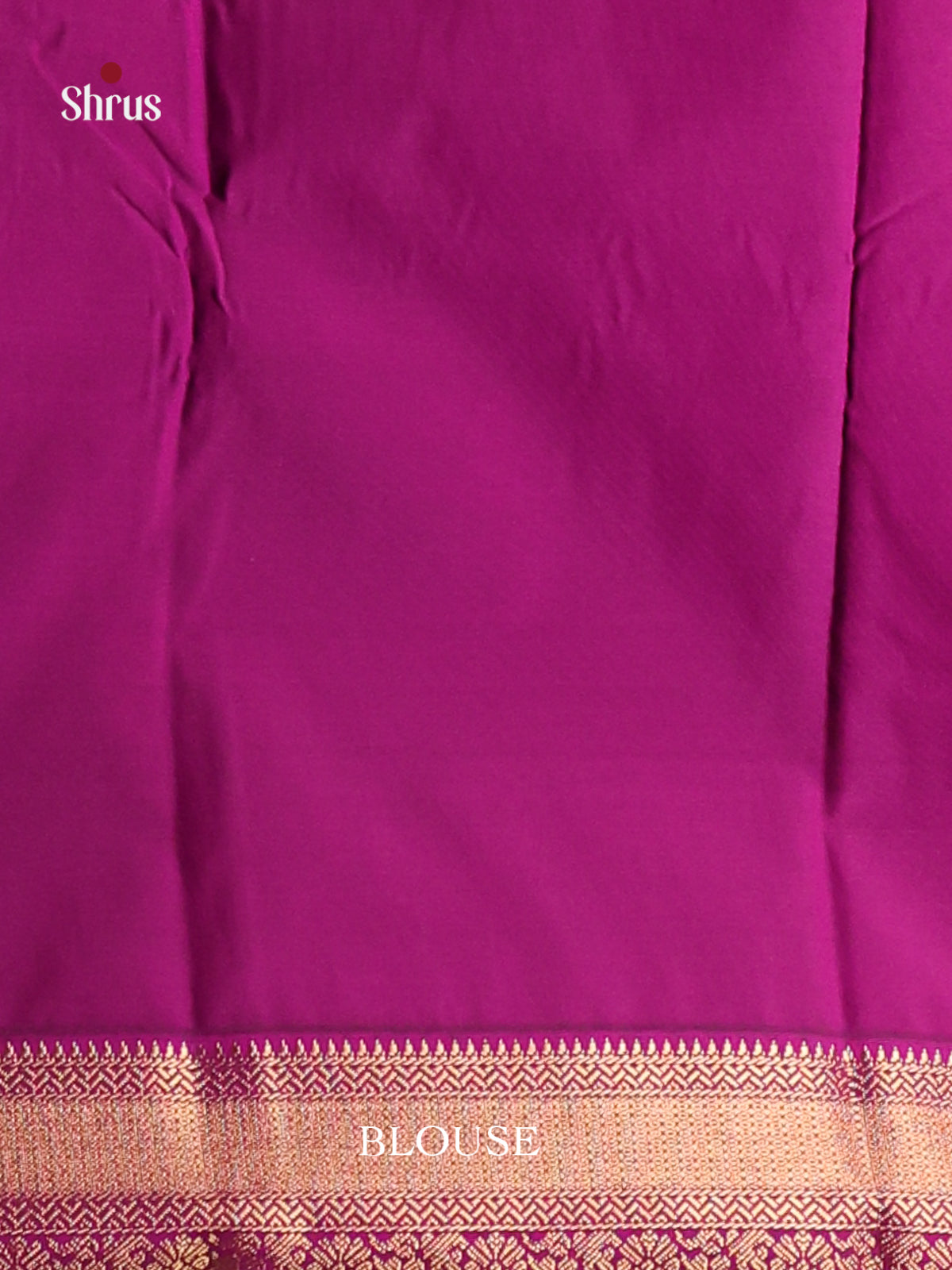 Pista Green  & Purple - Semi Kanchipuram Saree - Shop on Shrus.com