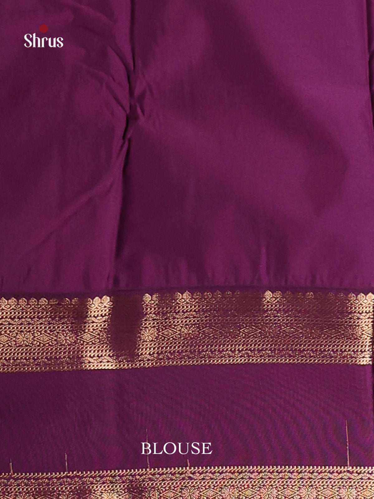 Orangish Pink & Violet  - Semi Kanchipuram Saree - Shop on Shrus.com