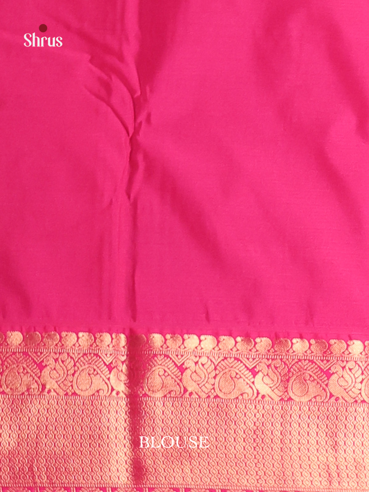 Blue & Pink- Semi Kanchipuram Saree
