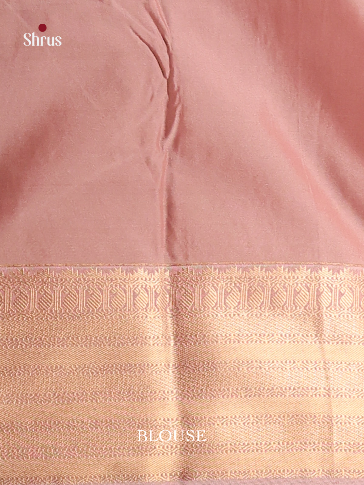 Black & Dusty Pink- Semi Kanchipuram Saree